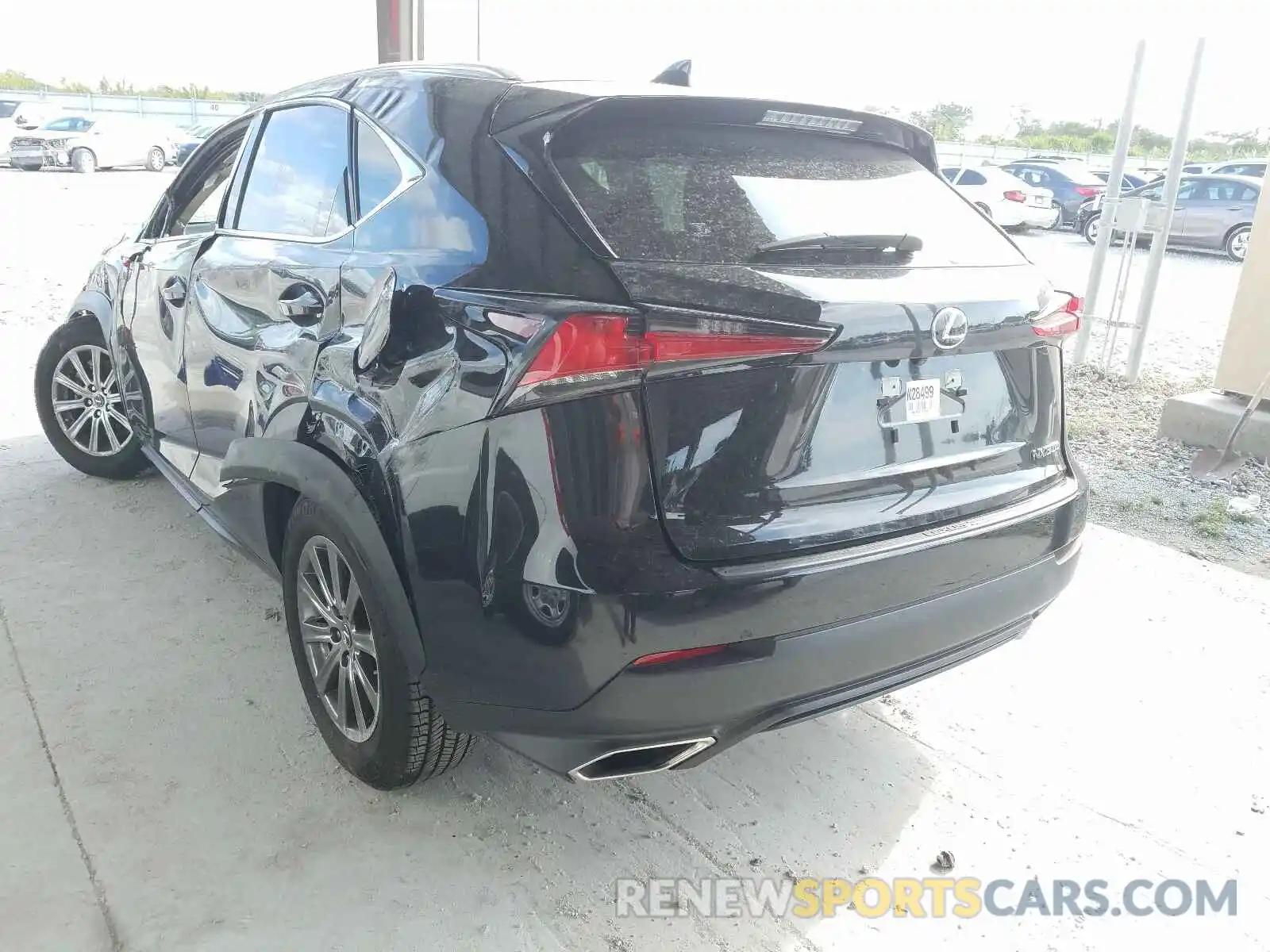 3 Фотография поврежденного автомобиля JTJAARBZ9L5005669 LEXUS NX 300 BAS 2020