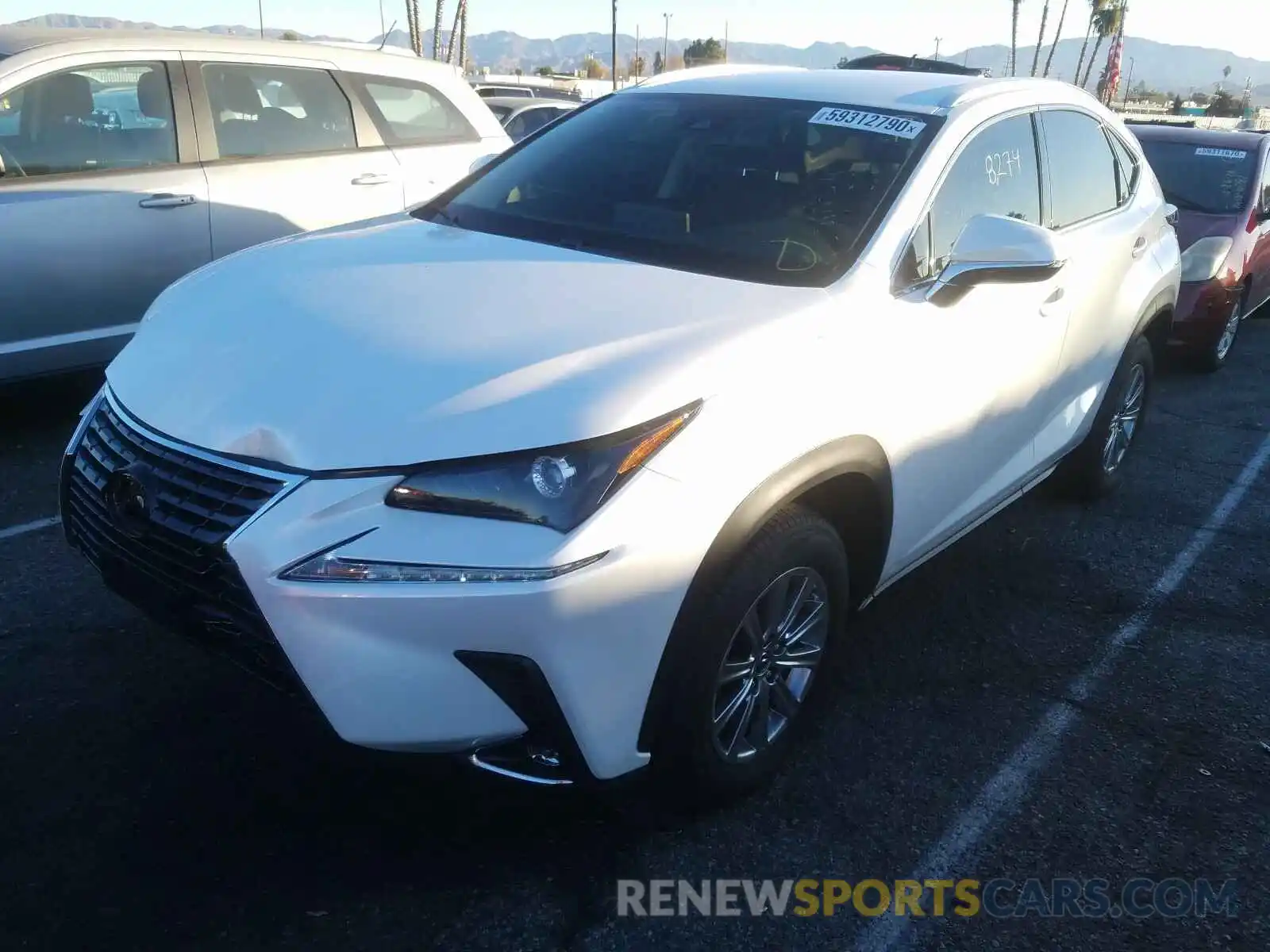 2 Photograph of a damaged car JTJAARBZXL5000996 LEXUS NX 300 BAS 2020