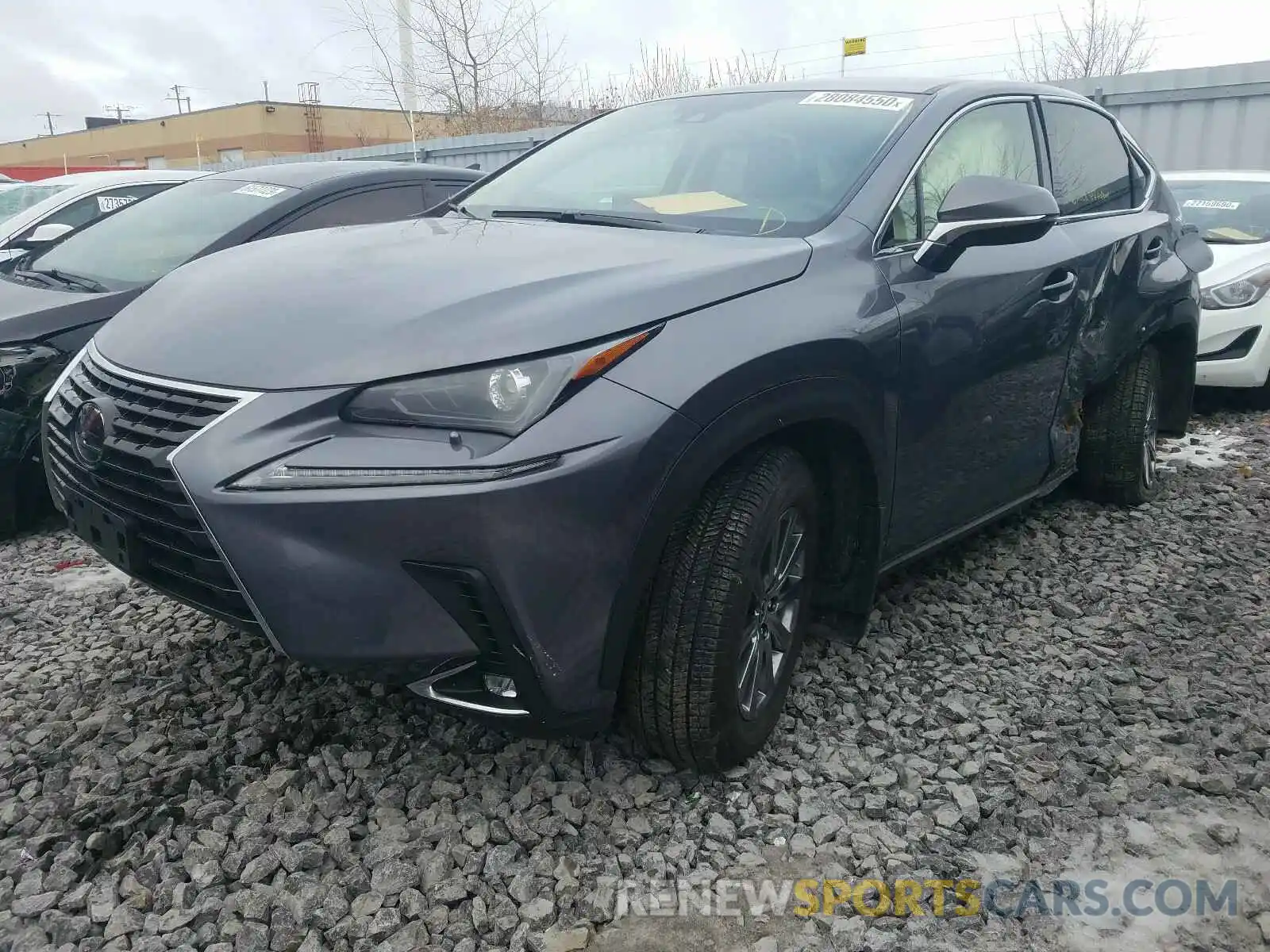 2 Фотография поврежденного автомобиля JTJAARDZ3L2222116 LEXUS NX 300 BAS 2020