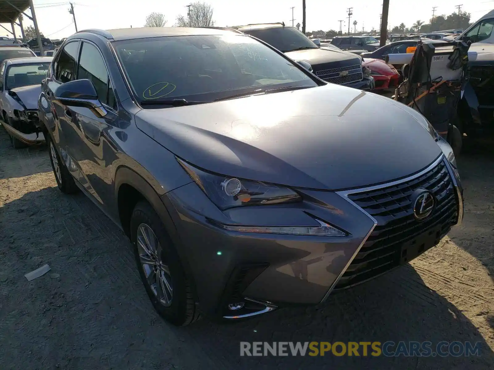 1 Фотография поврежденного автомобиля JTJDARBZ0M2181171 LEXUS NX 300 BAS 2021