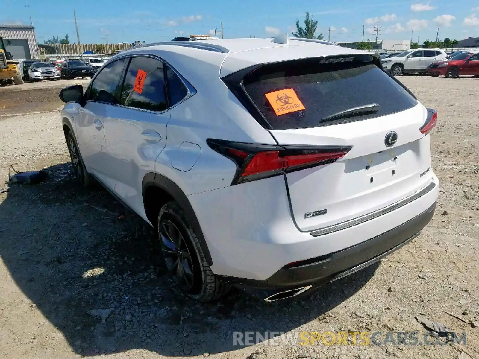 3 Фотография поврежденного автомобиля JTJJARBZ2L5003102 LEXUS NX 300 F-S 2020