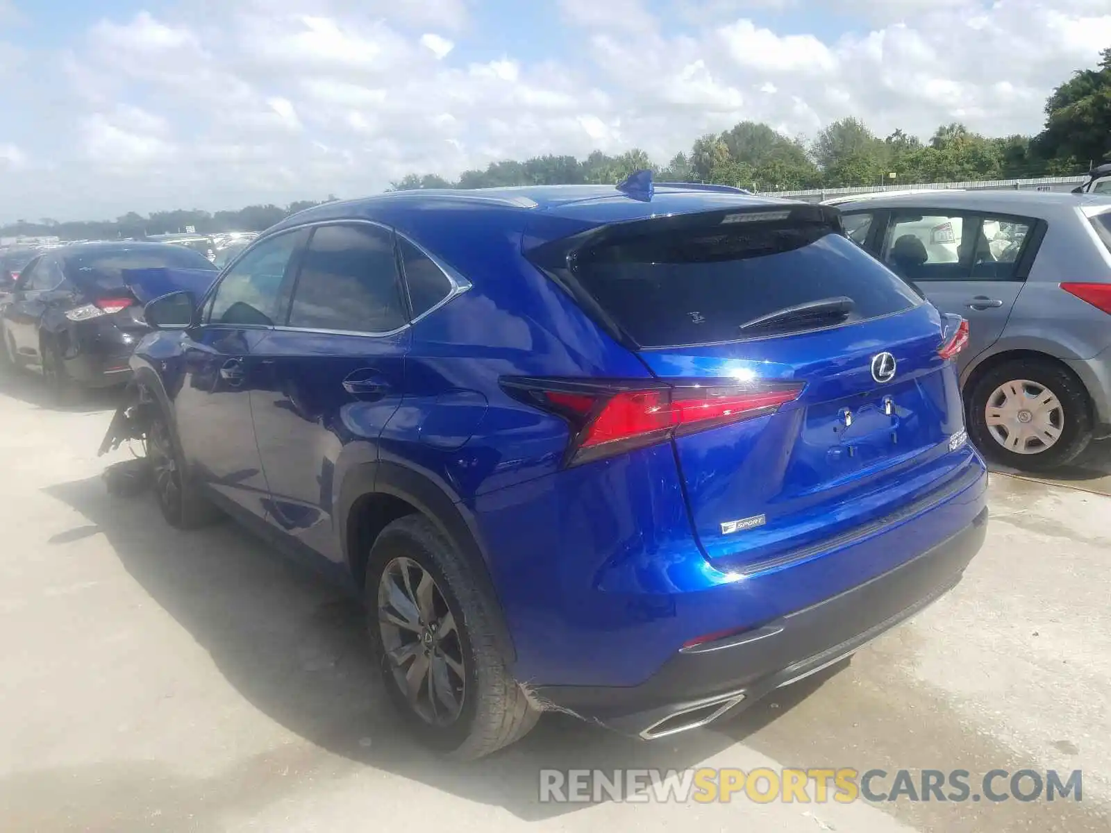 3 Photograph of a damaged car JTJJARBZ4L2167761 LEXUS NX 300 F-S 2020