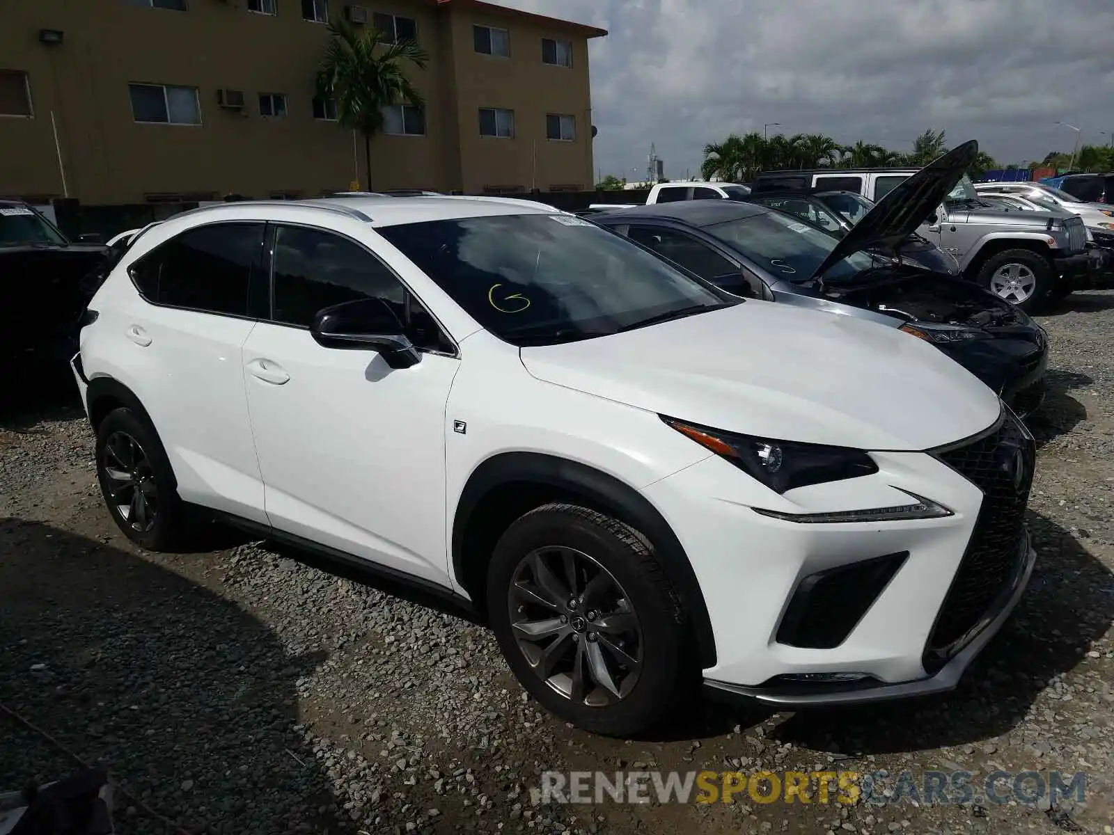 1 Photograph of a damaged car JTJJARBZ8L5011821 LEXUS NX 300 F-S 2020