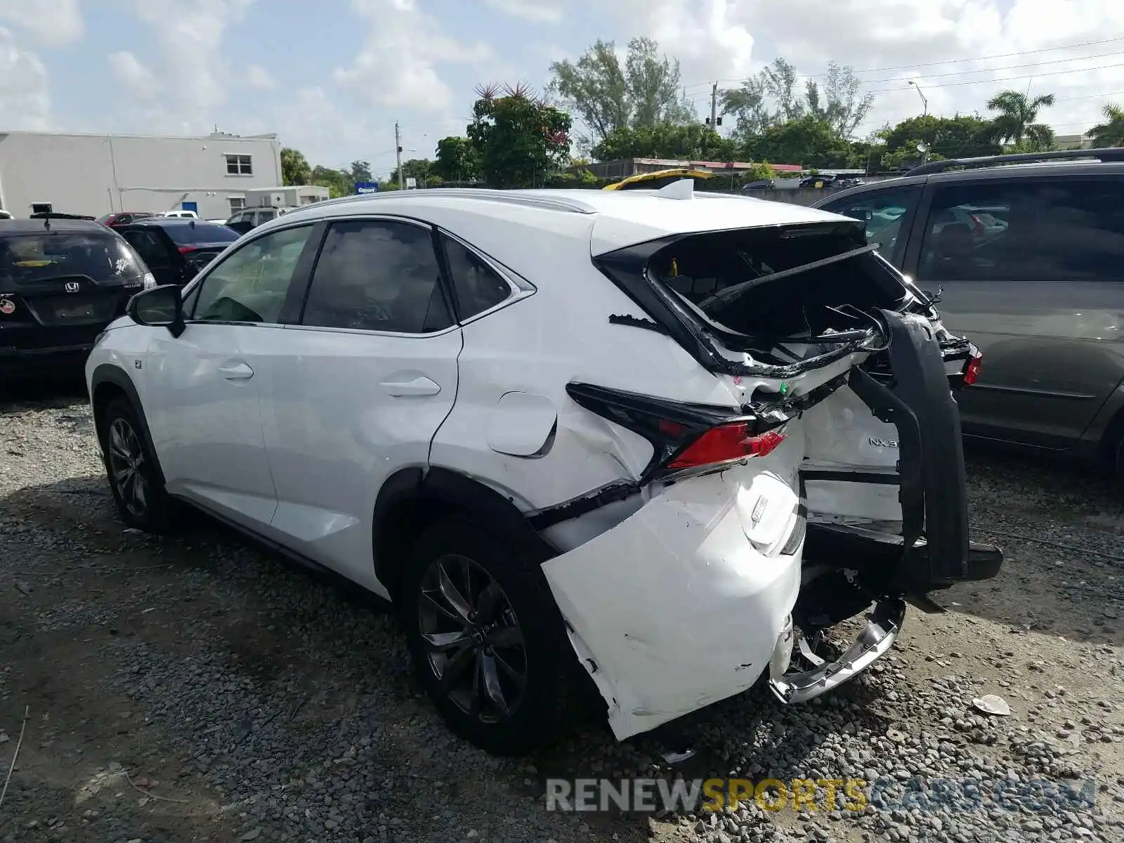 3 Photograph of a damaged car JTJJARBZ8L5011821 LEXUS NX 300 F-S 2020