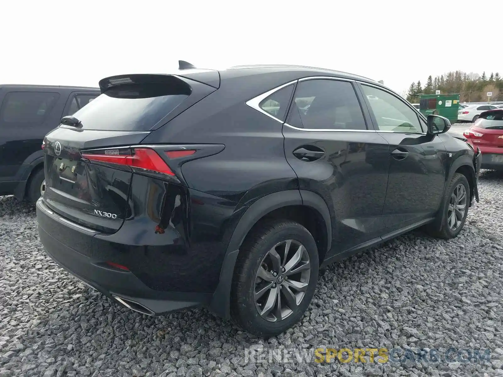 4 Фотография поврежденного автомобиля JTJJARDZ7L5001701 LEXUS NX 300 F-S 2020