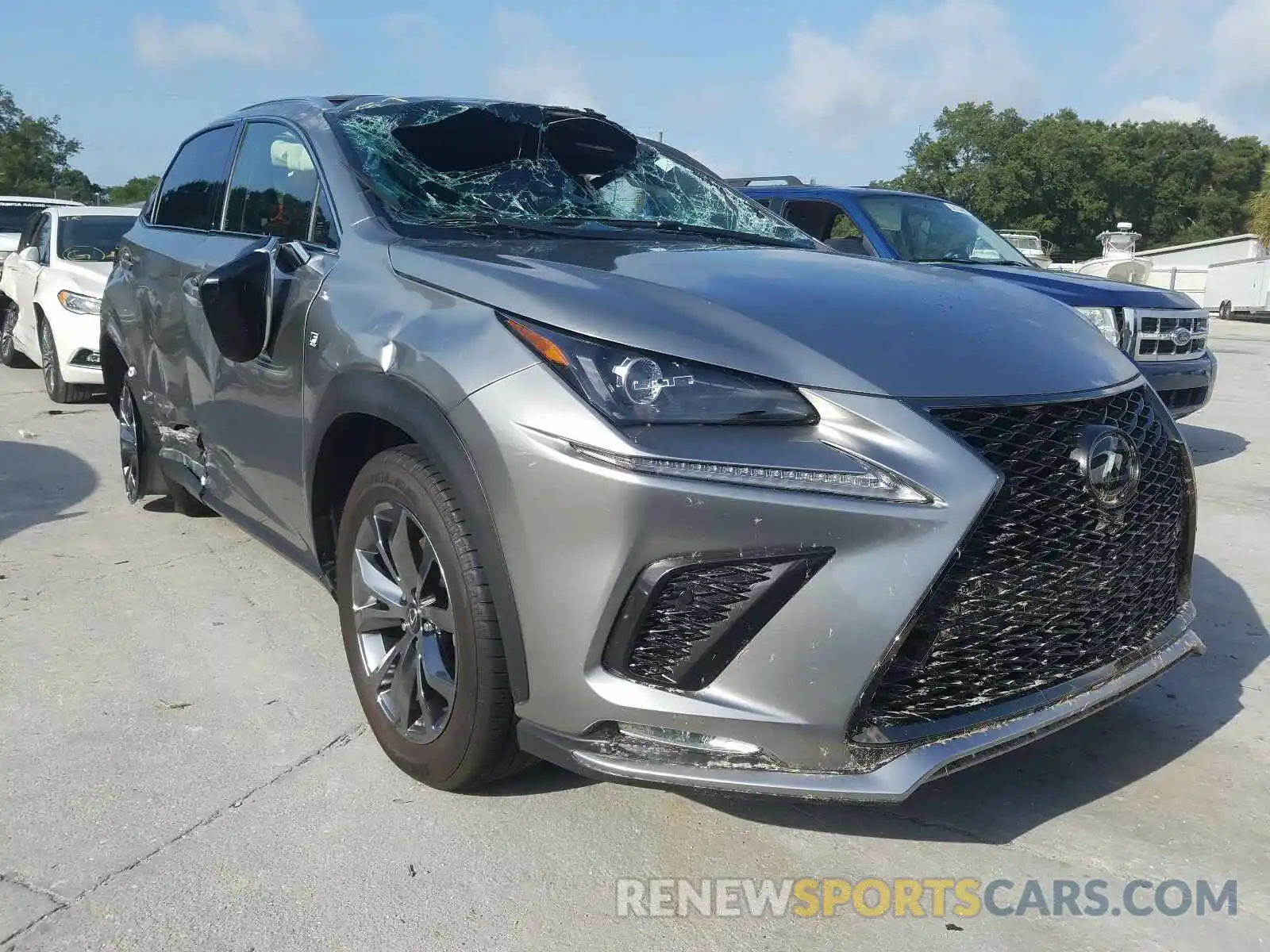 1 Photograph of a damaged car JTJSARBZ0L2161878 LEXUS NX 300 F-S 2020