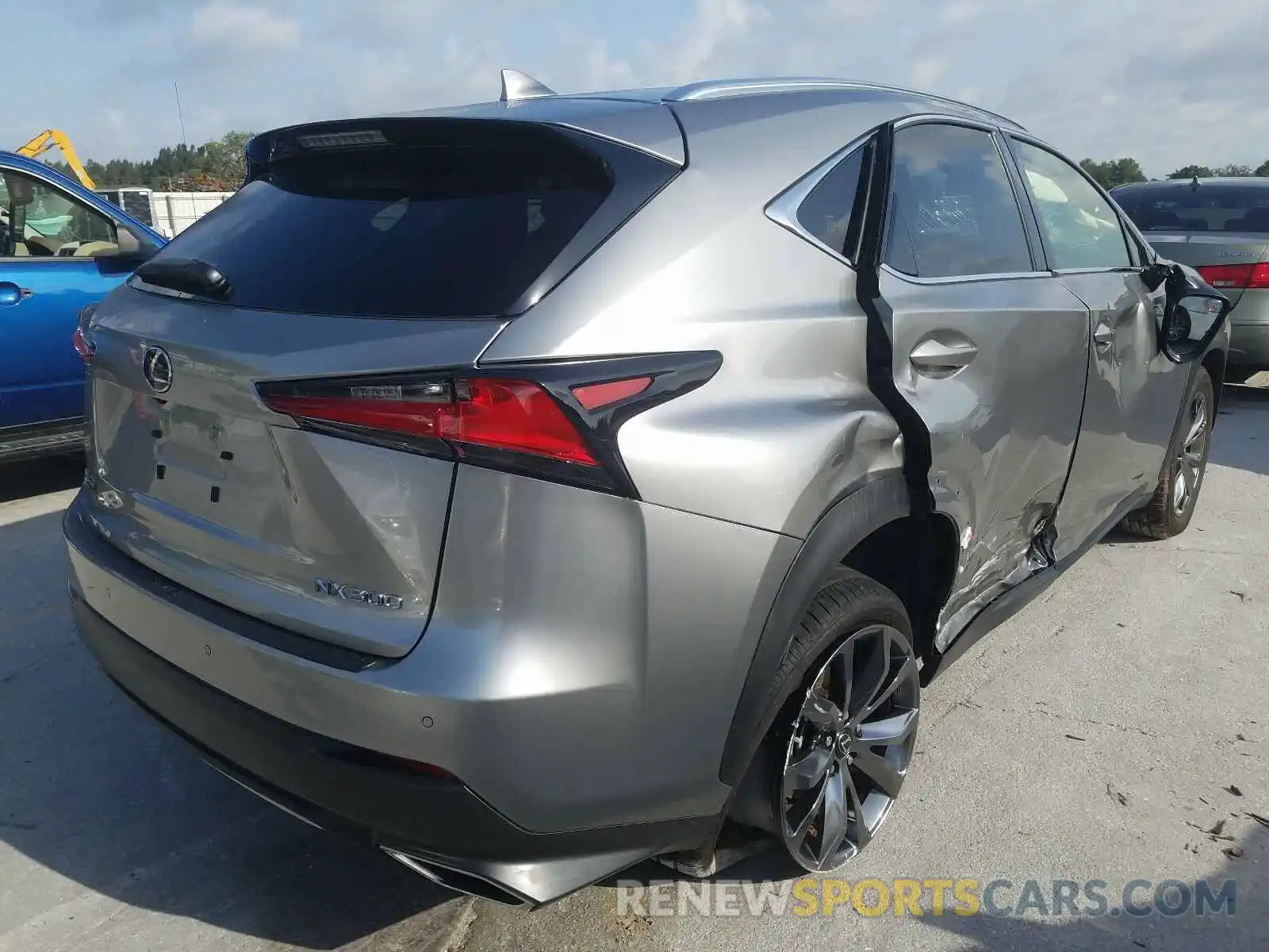 4 Photograph of a damaged car JTJSARBZ0L2161878 LEXUS NX 300 F-S 2020