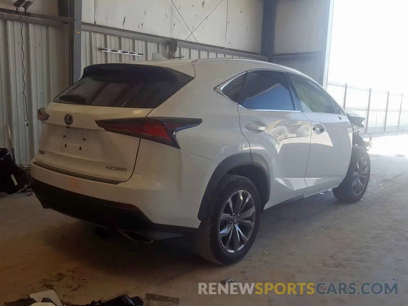 4 Фотография поврежденного автомобиля JTJSARBZ2L5013844 LEXUS NX 300 F-S 2020