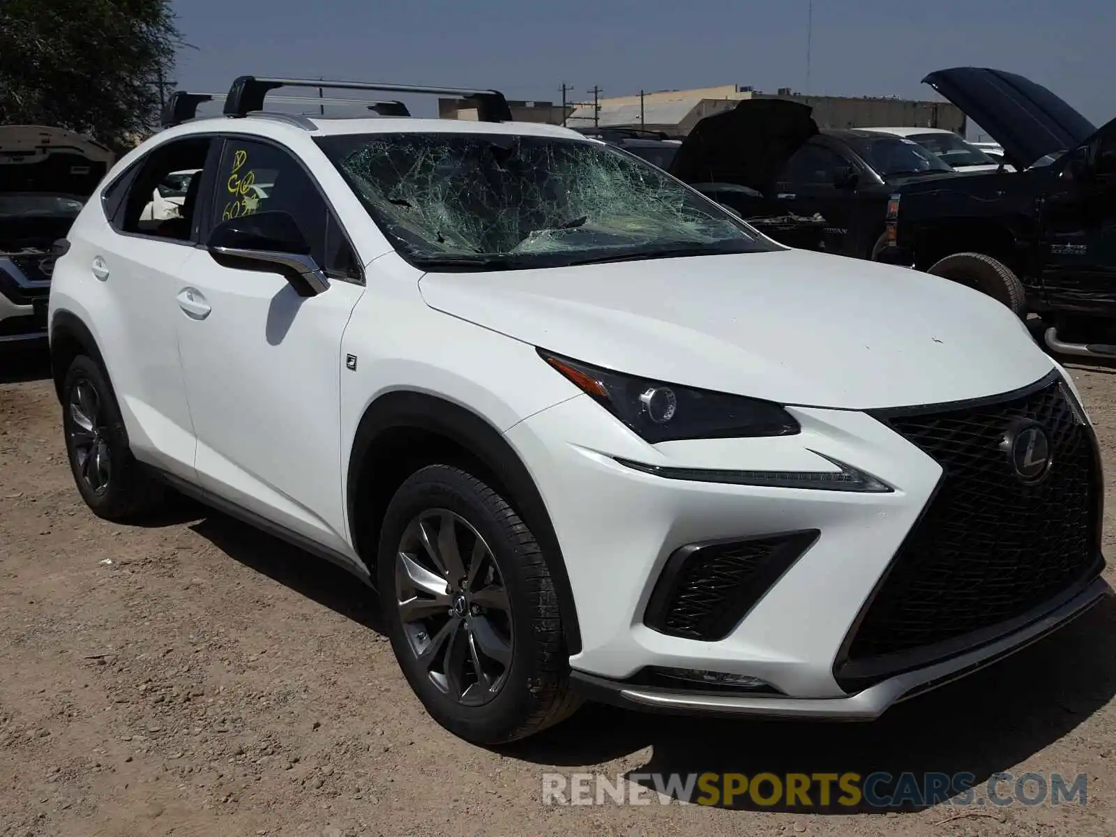 1 Фотография поврежденного автомобиля JTJSARBZ4L2158983 LEXUS NX 300 F-S 2020