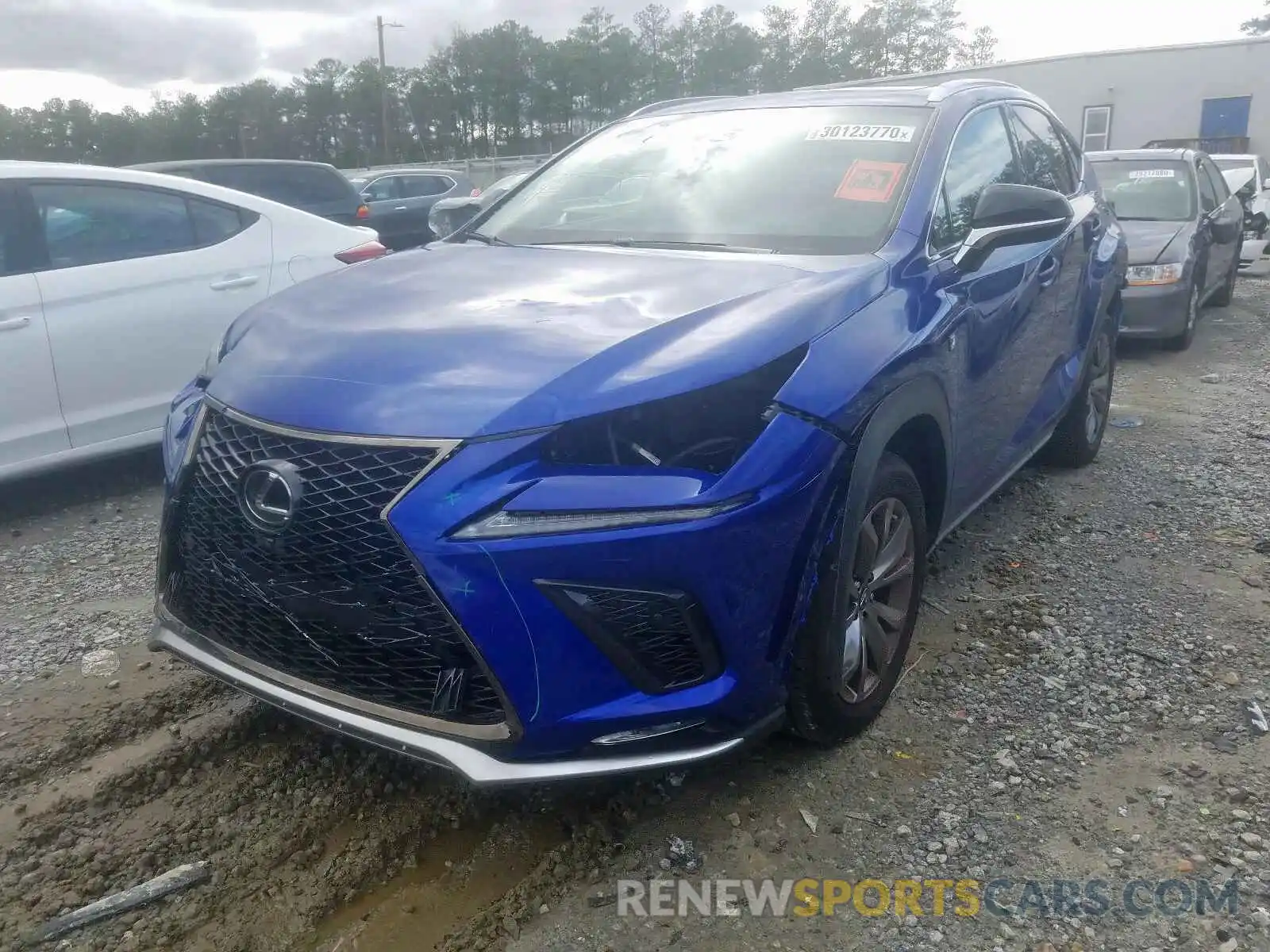 2 Photograph of a damaged car JTJSARBZ4L2165545 LEXUS NX 300 F-S 2020