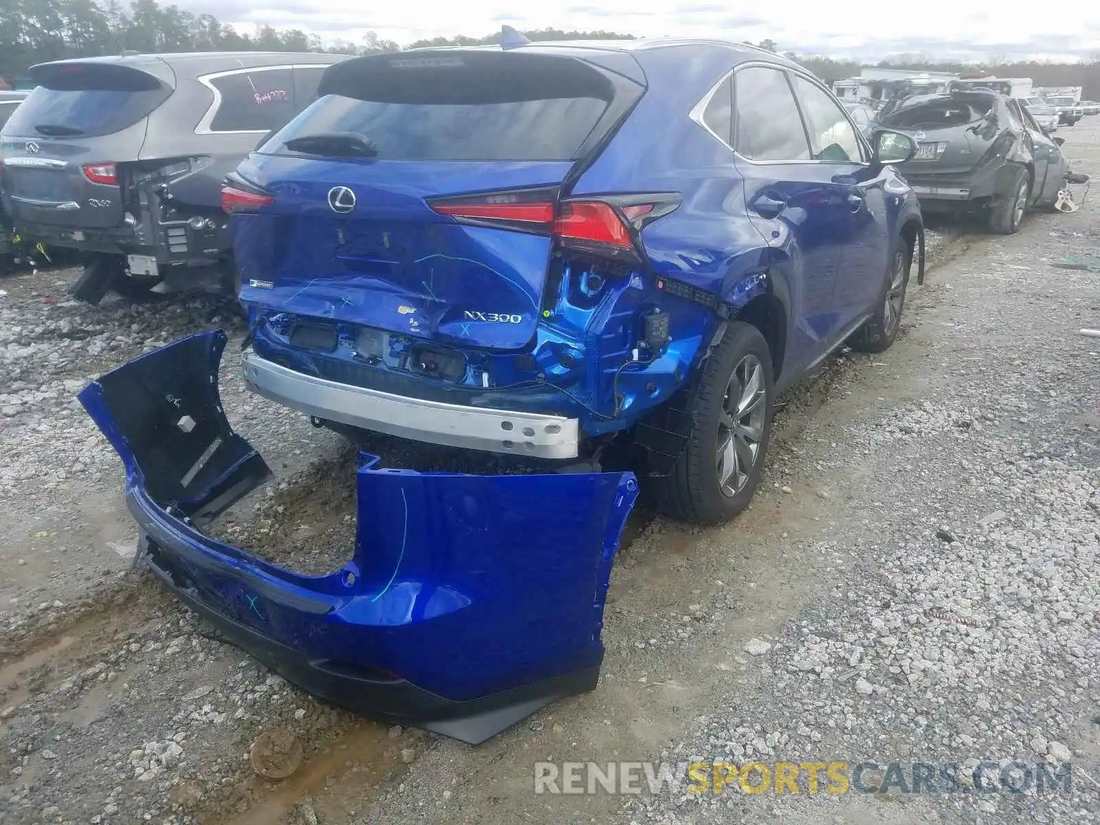 4 Photograph of a damaged car JTJSARBZ4L2165545 LEXUS NX 300 F-S 2020