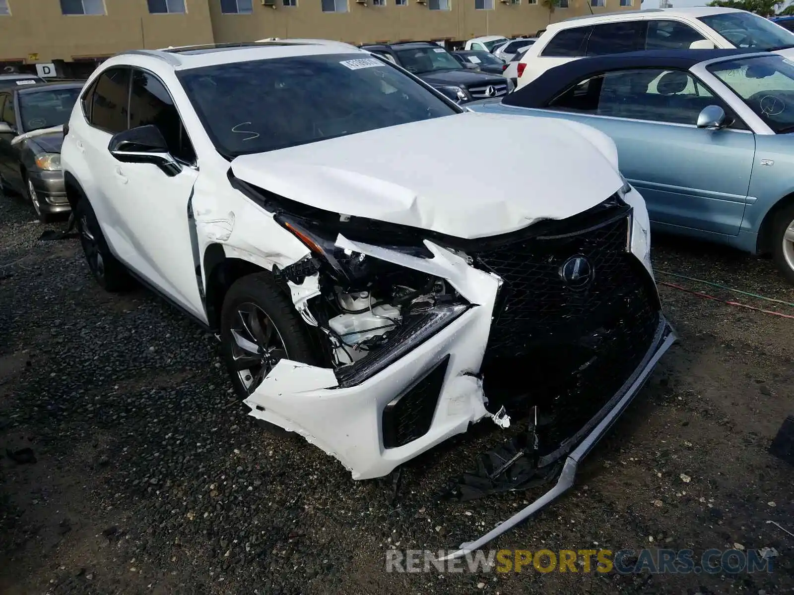 1 Photograph of a damaged car JTJSARBZ4L5003221 LEXUS NX 300 F-S 2020