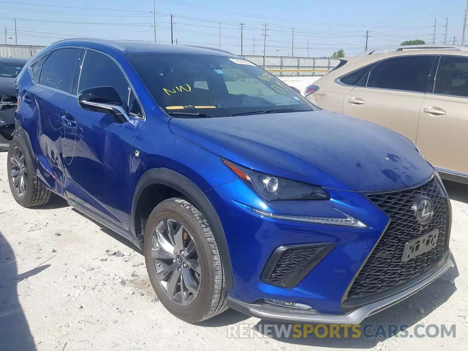 1 Photograph of a damaged car JTJSARBZ7L2167225 LEXUS NX 300 F-S 2020