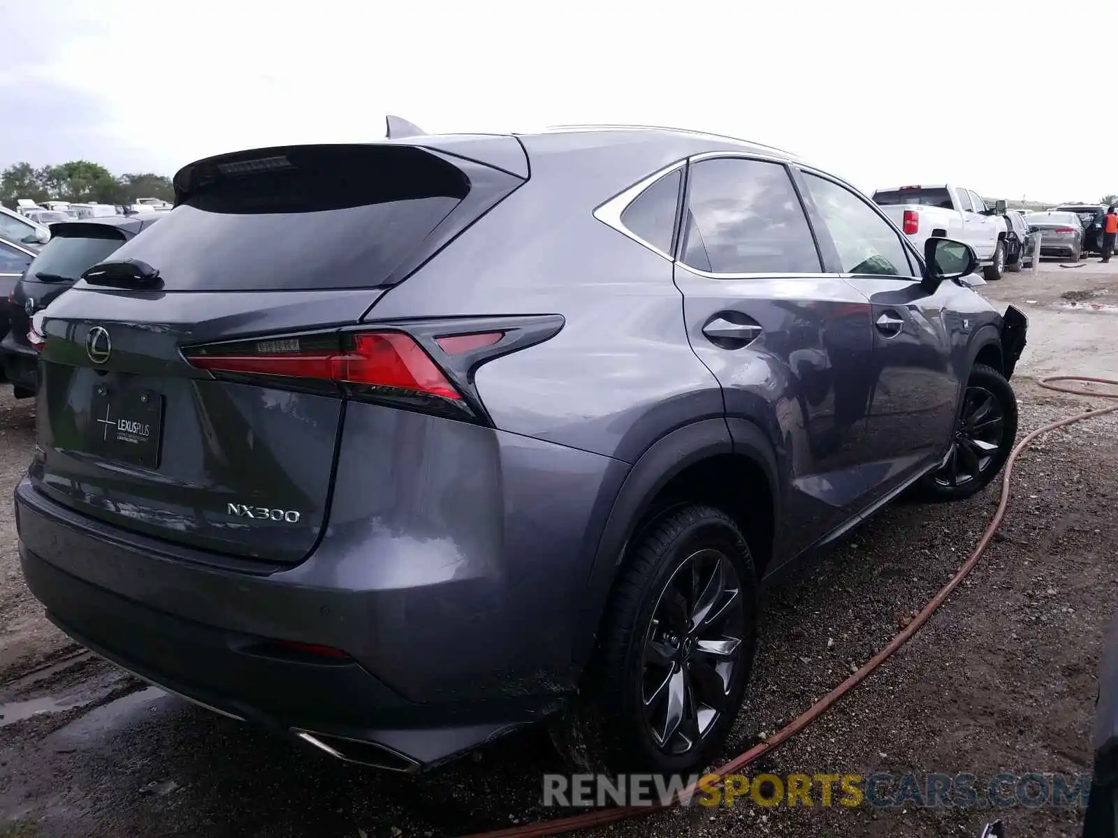 4 Фотография поврежденного автомобиля JTJSARBZ7L2170707 LEXUS NX 300 F-S 2020