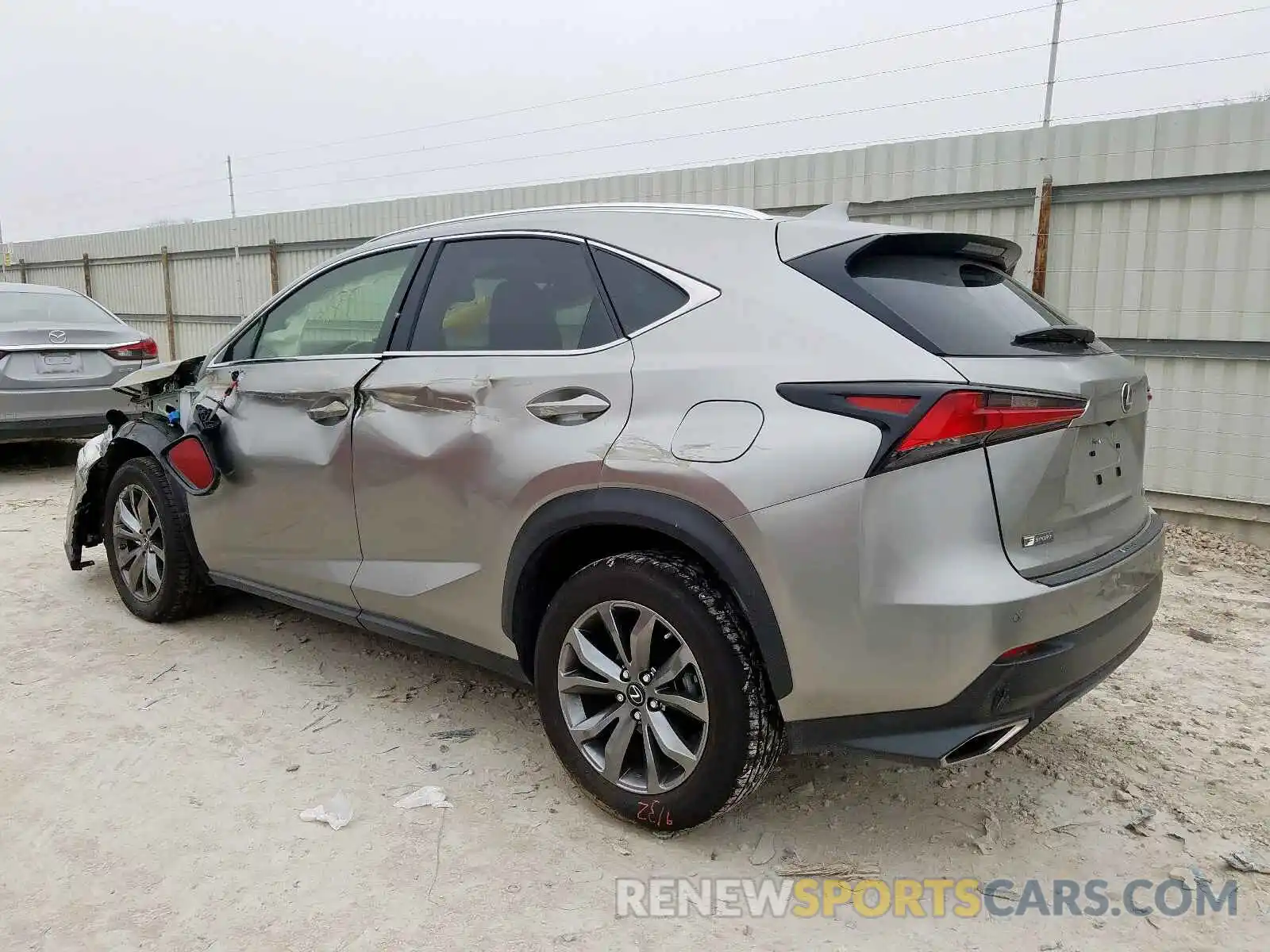 3 Фотография поврежденного автомобиля JTJSARBZ8L5007806 LEXUS NX 300 F-S 2020