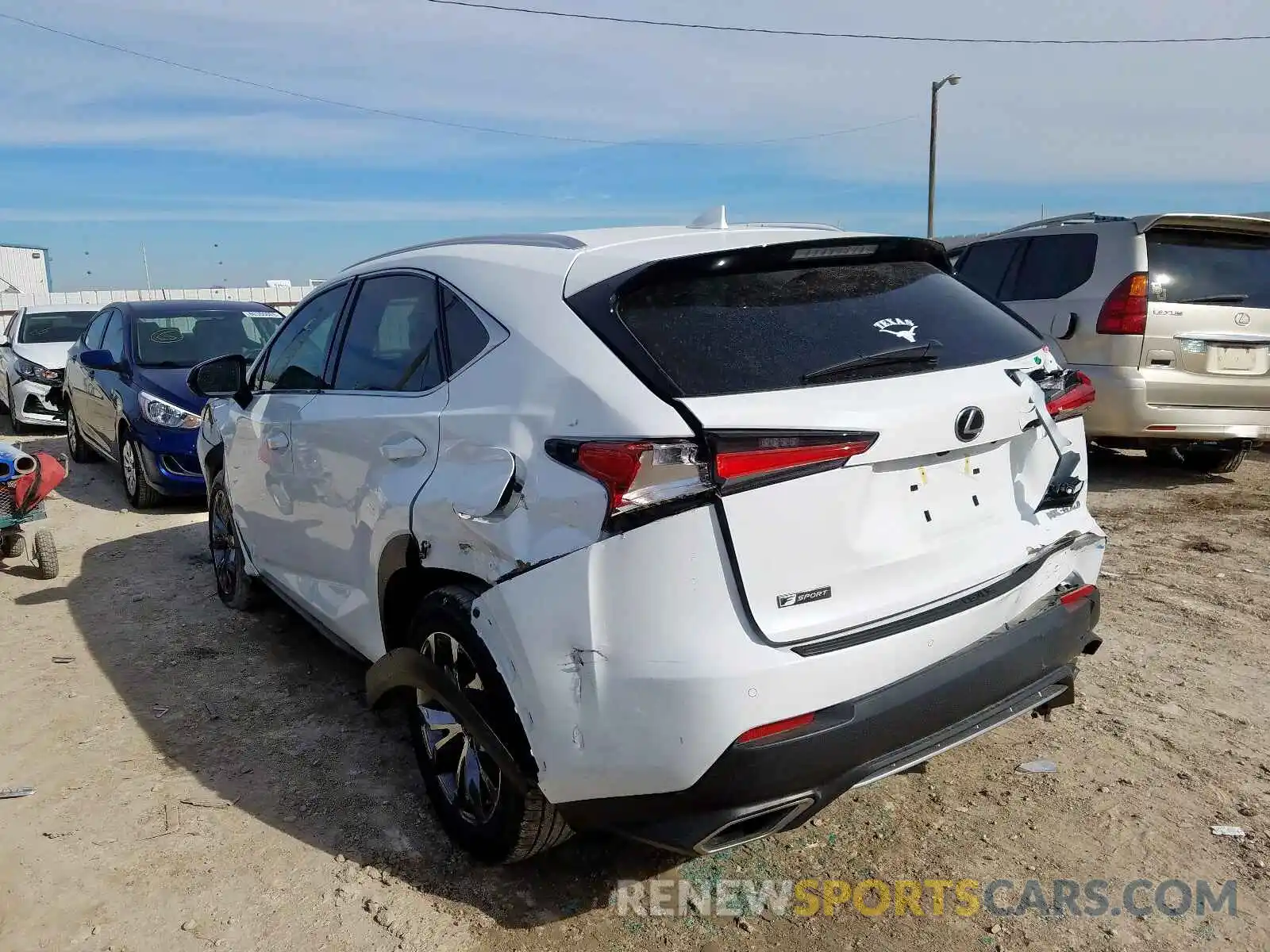 3 Photograph of a damaged car JTJSARBZ9L2159045 LEXUS NX 300 F-S 2020