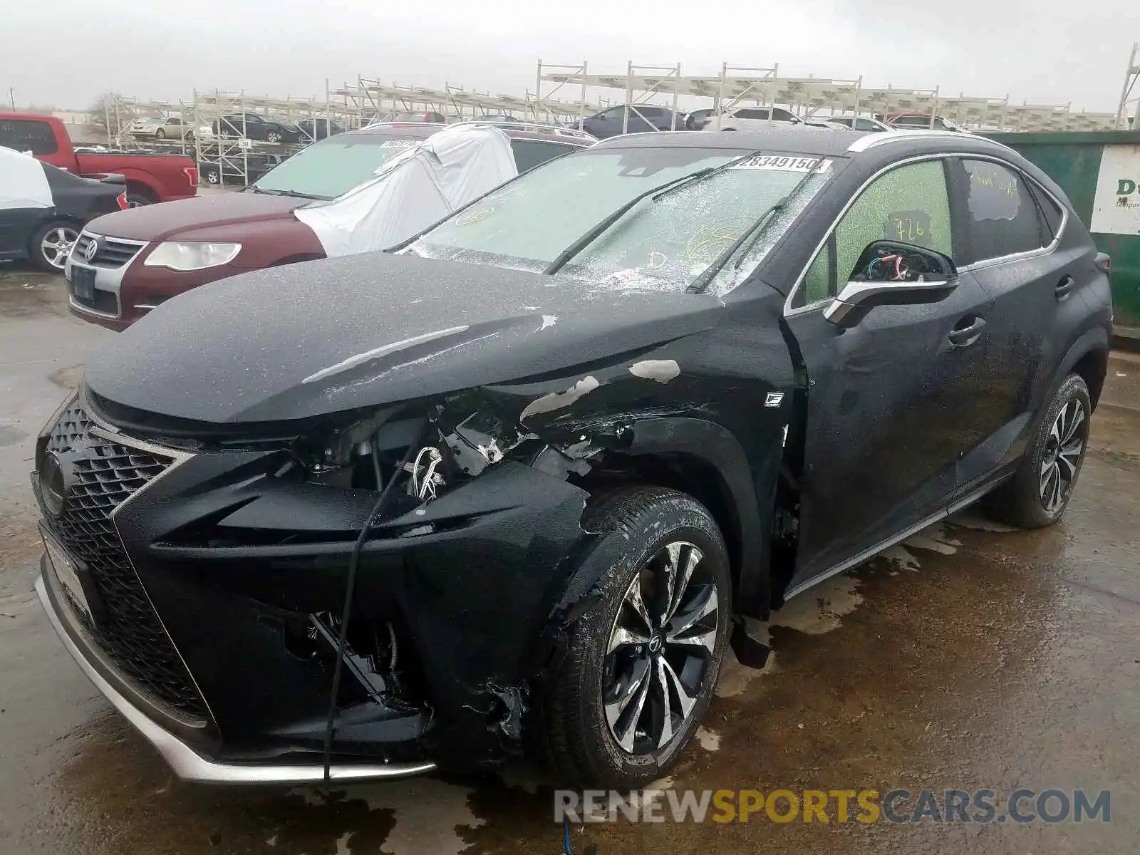 2 Фотография поврежденного автомобиля JTJSARDZ2L5006308 LEXUS NX 300 F-S 2020