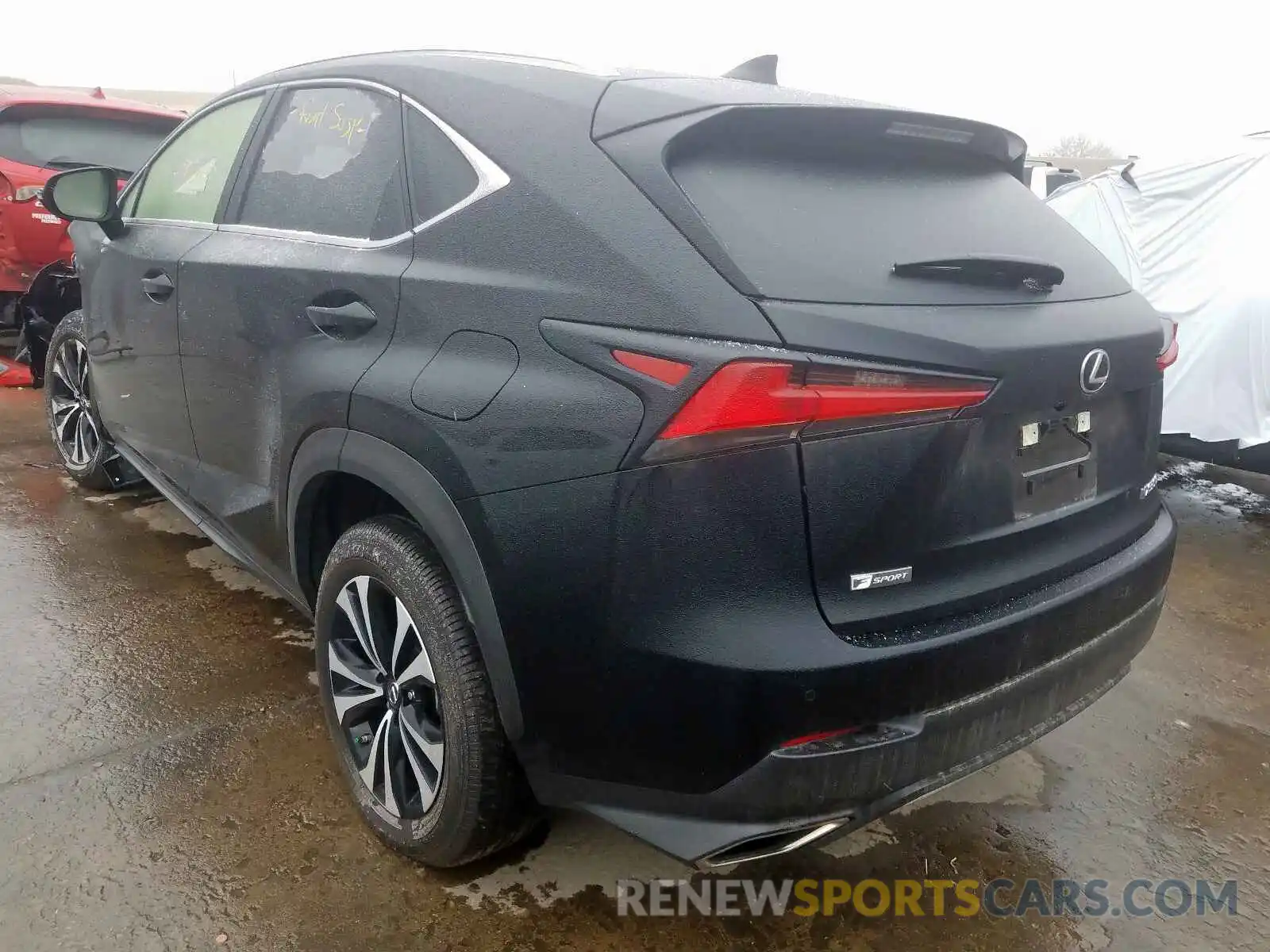 3 Фотография поврежденного автомобиля JTJSARDZ2L5006308 LEXUS NX 300 F-S 2020