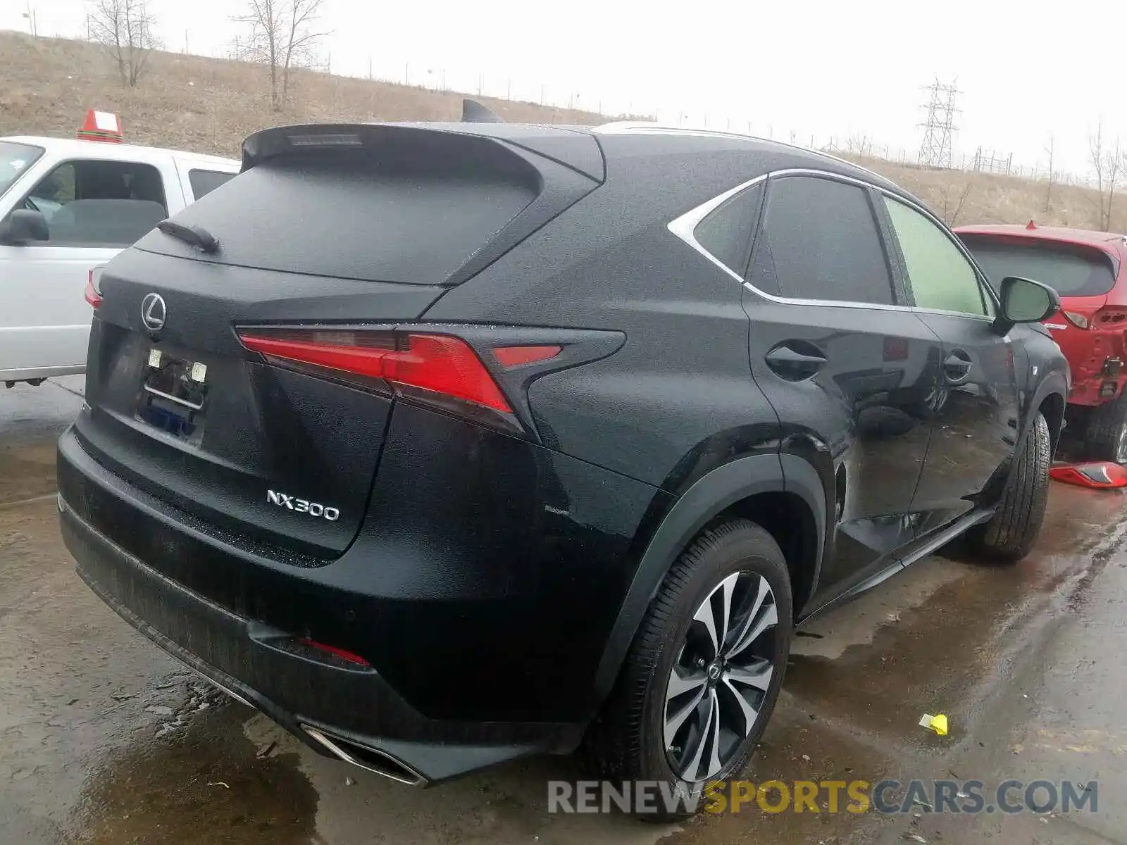 4 Фотография поврежденного автомобиля JTJSARDZ2L5006308 LEXUS NX 300 F-S 2020