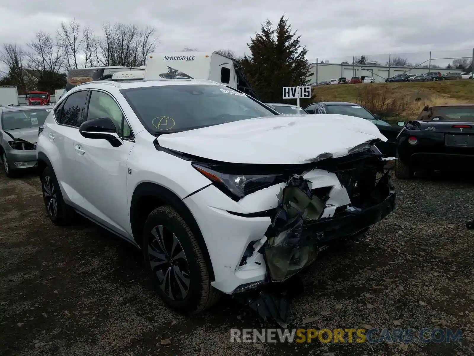 1 Photograph of a damaged car JTJSARDZ9L5008380 LEXUS NX 300 F-S 2020