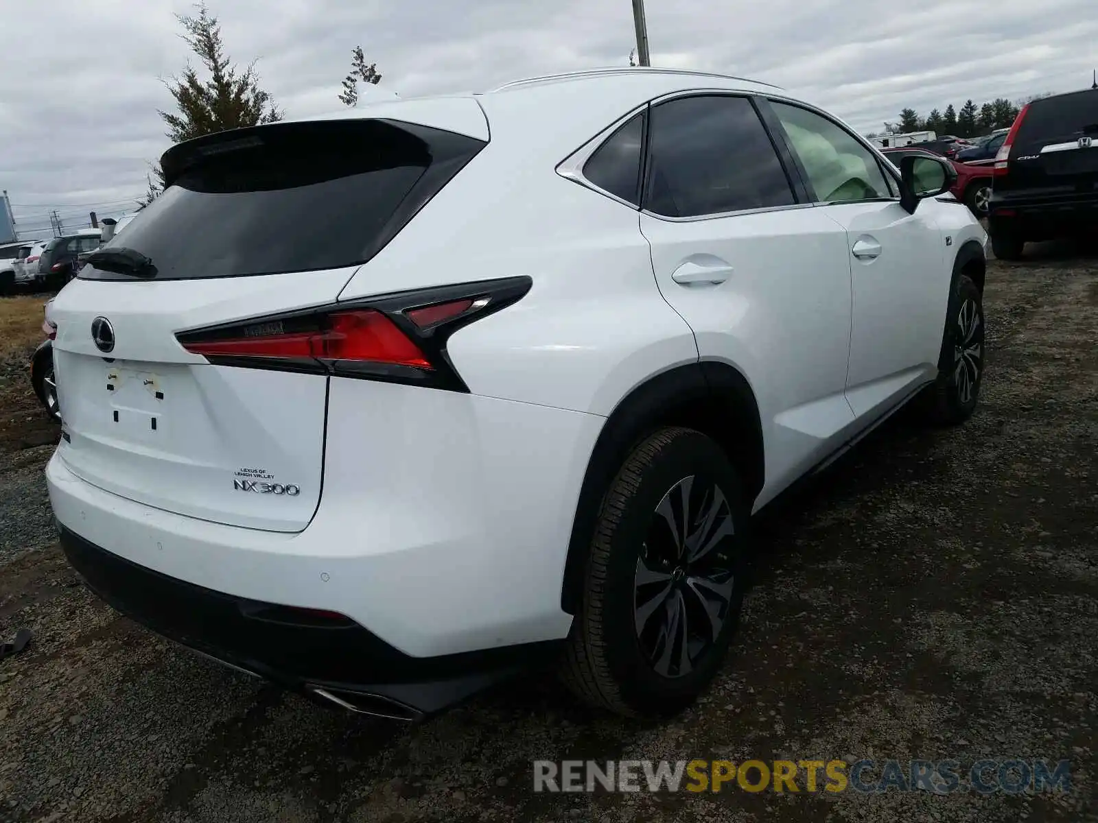 4 Фотография поврежденного автомобиля JTJSARDZ9L5008380 LEXUS NX 300 F-S 2020