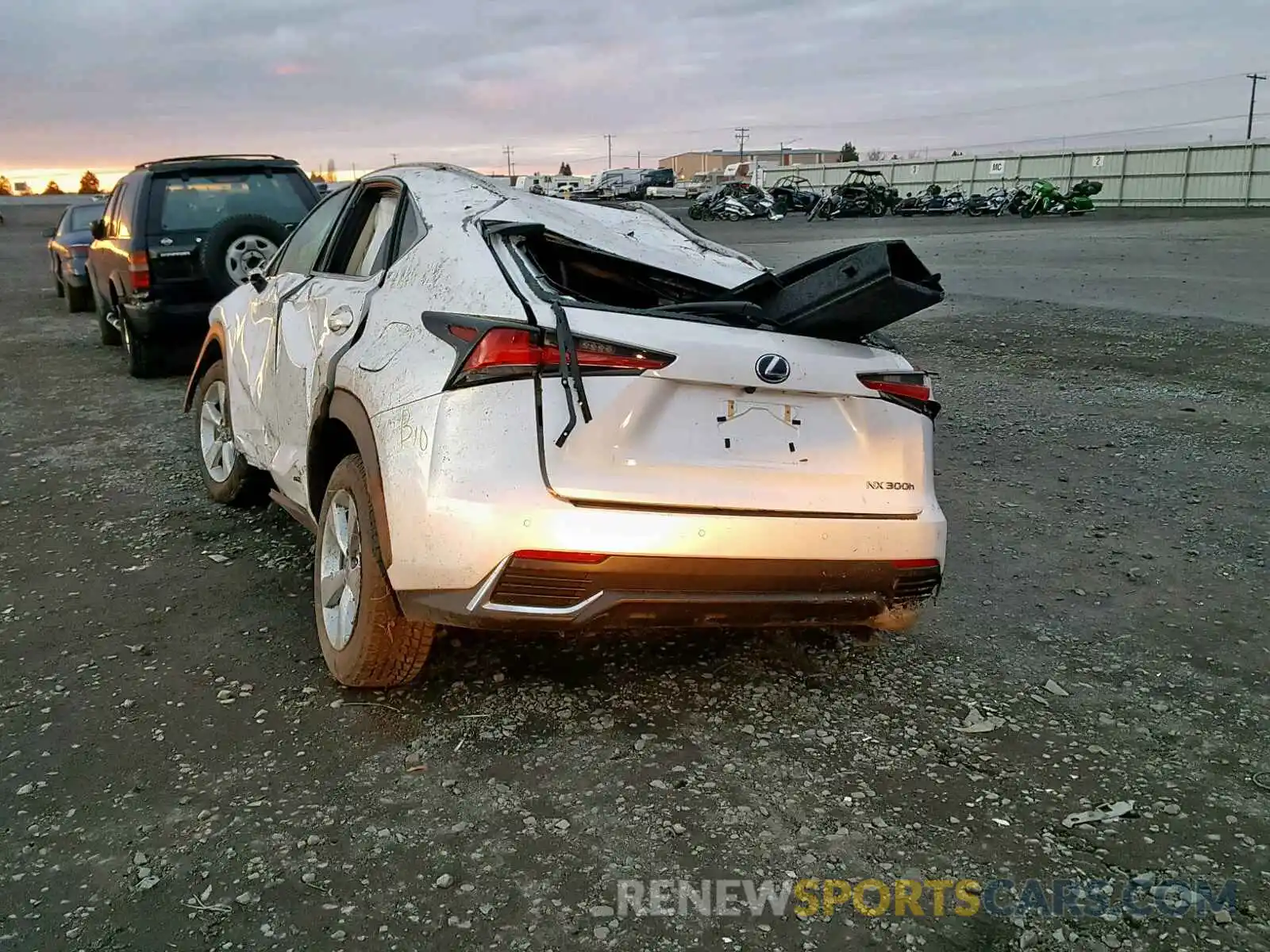 3 Photograph of a damaged car JTJBJRBZ4K2097214 LEXUS NX 300H 2019