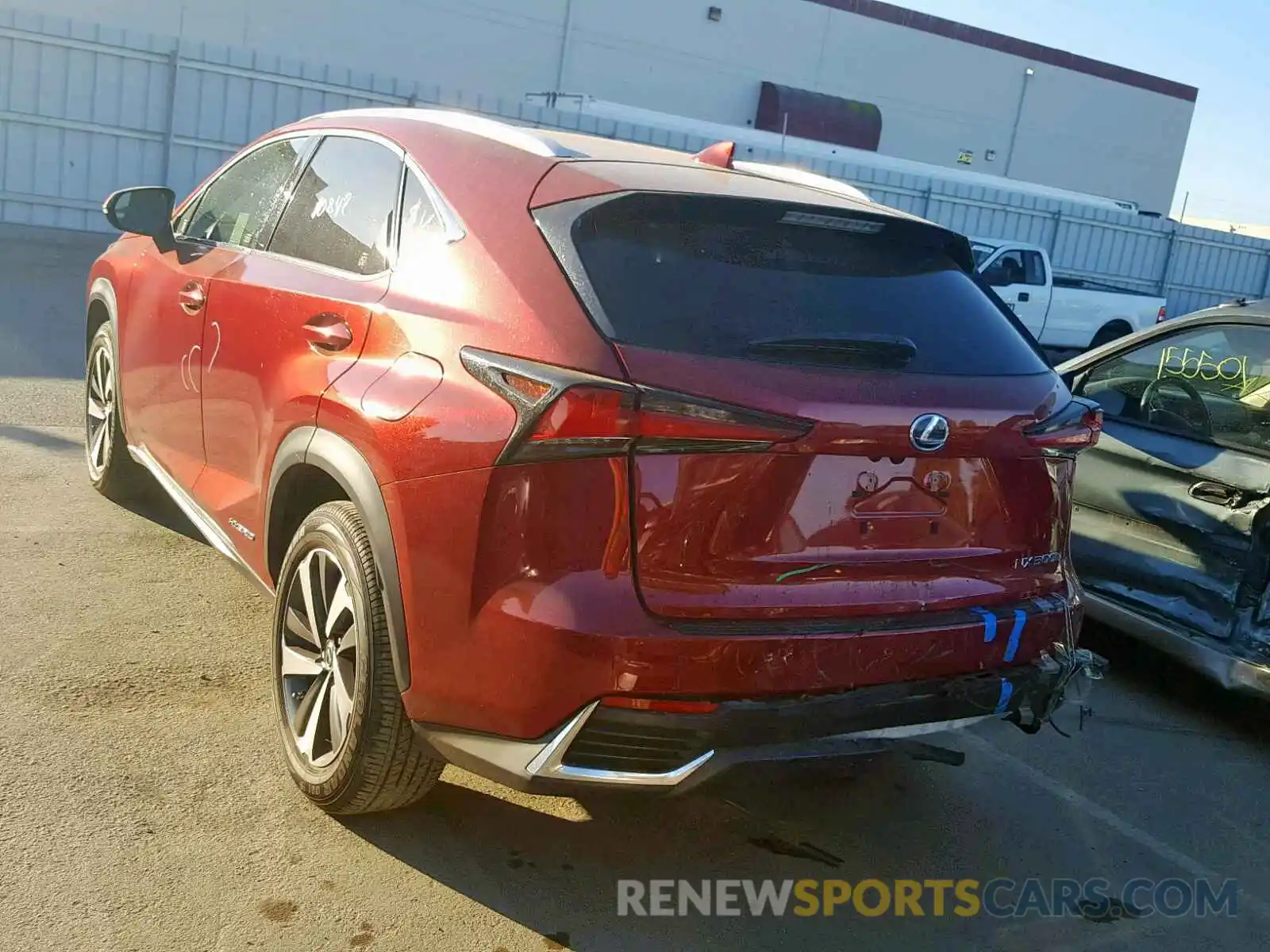 3 Photograph of a damaged car JTJBJRBZ5K2098128 LEXUS NX 300H 2019