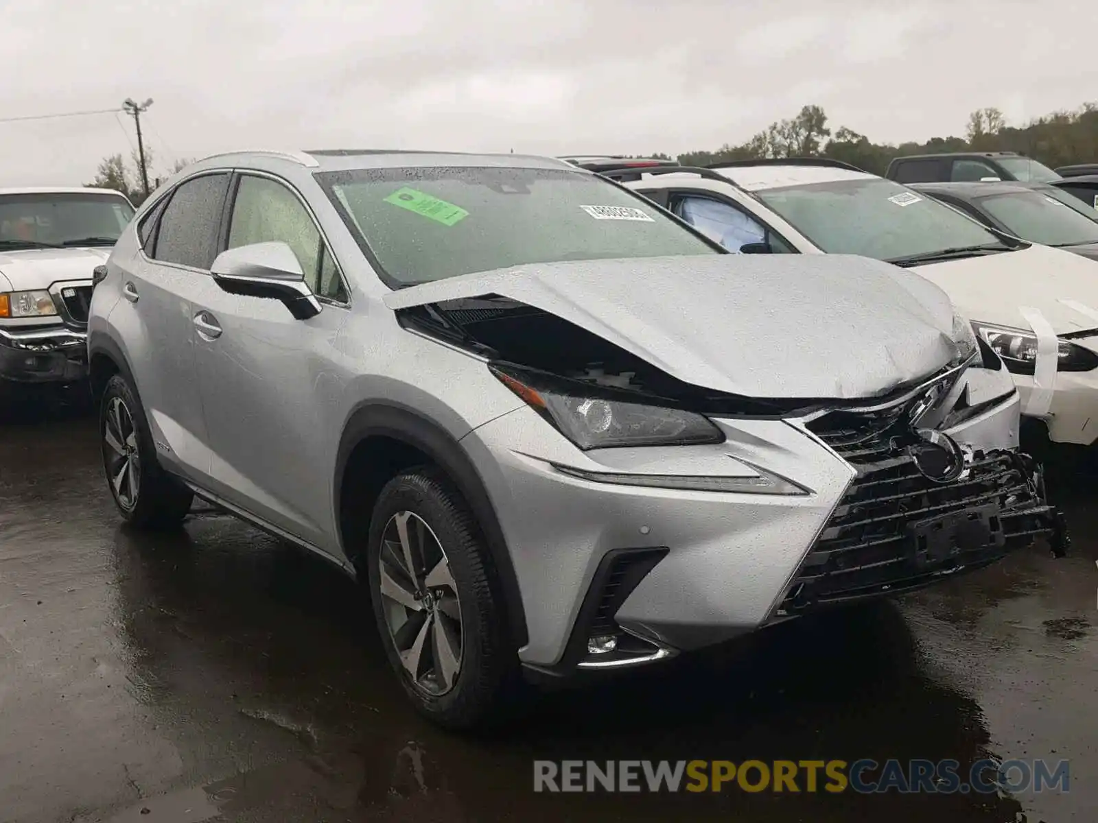 1 Фотография поврежденного автомобиля JTJBJRBZ6K2102168 LEXUS NX 300H 2019