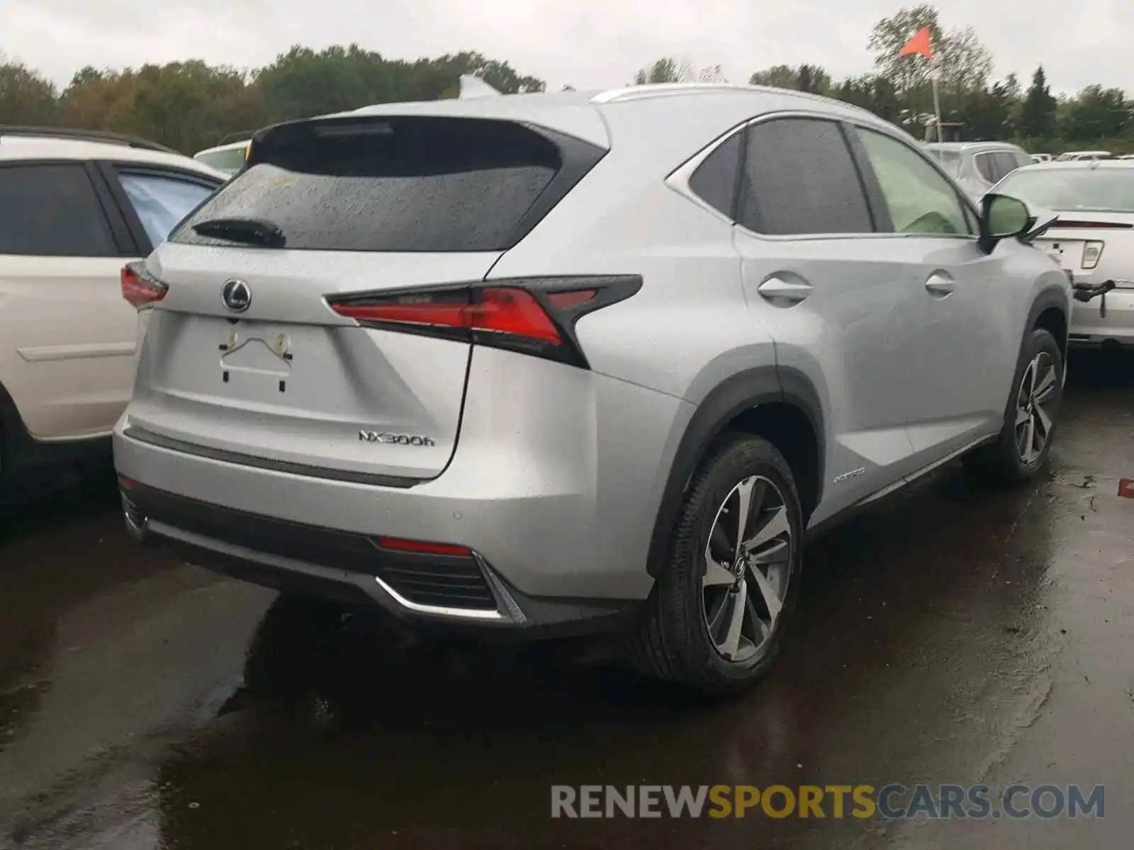 4 Фотография поврежденного автомобиля JTJBJRBZ6K2102168 LEXUS NX 300H 2019