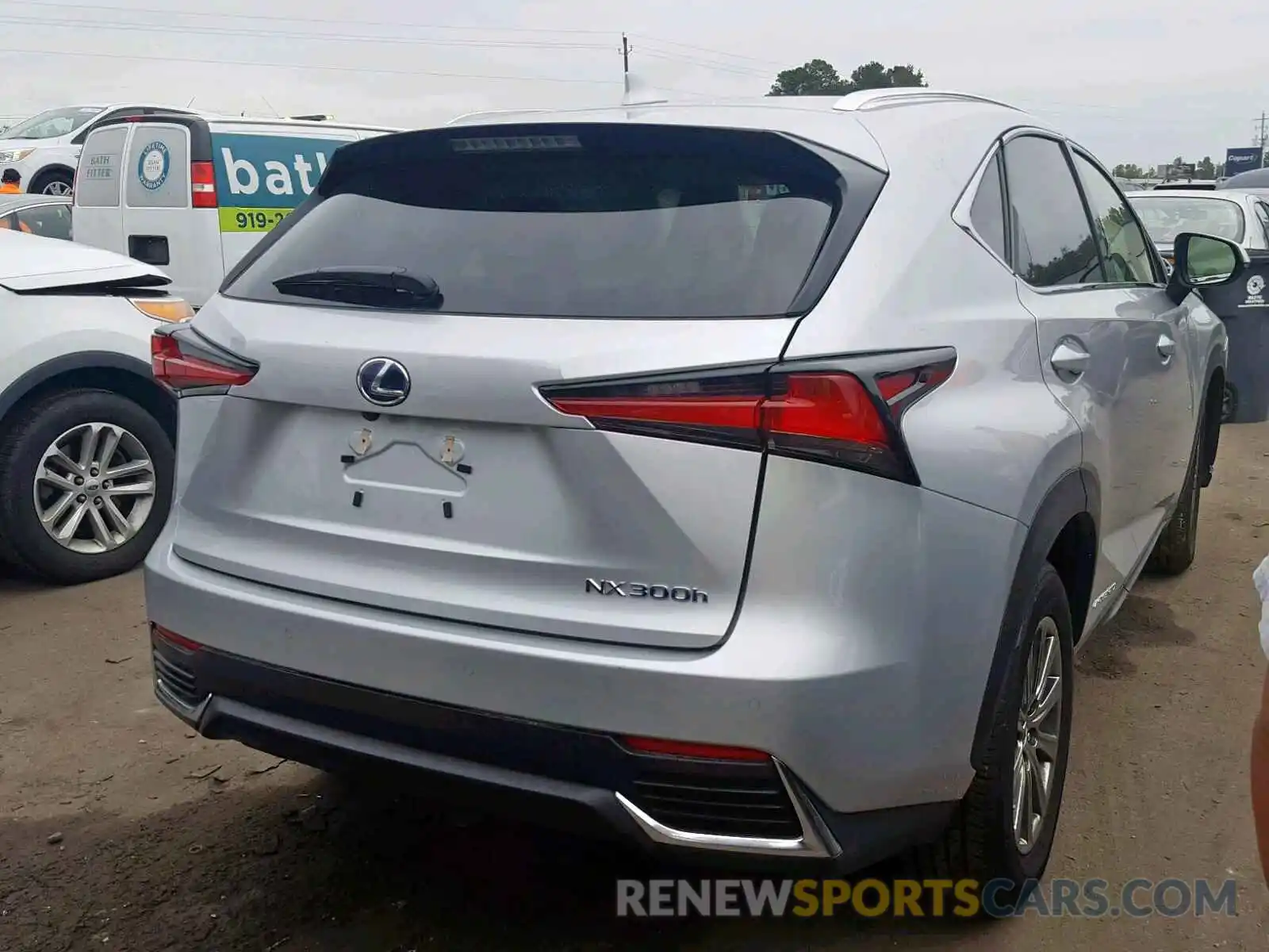 4 Photograph of a damaged car JTJBJRBZ6K2116636 LEXUS NX 300H 2019