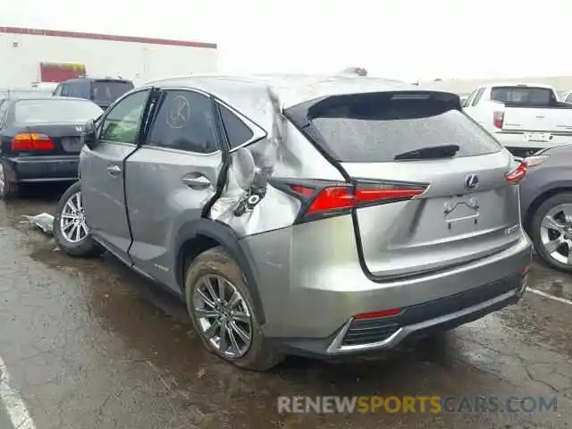 3 Фотография поврежденного автомобиля JTJBJRBZ7K2098938 LEXUS NX 300H 2019