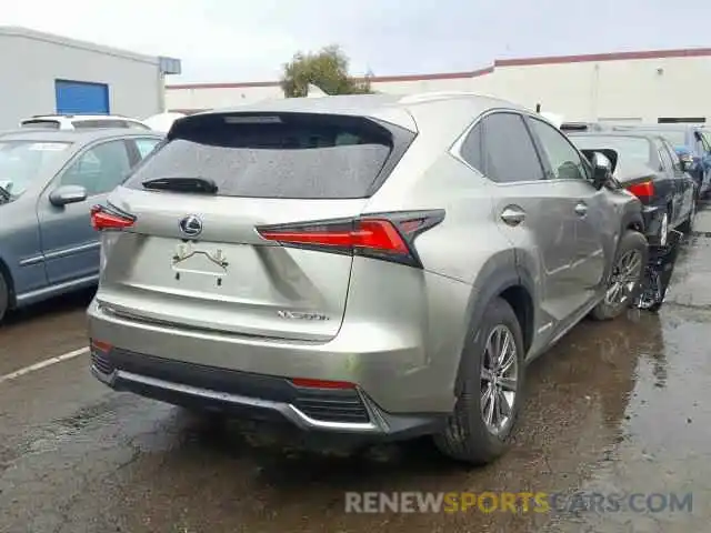 4 Photograph of a damaged car JTJBJRBZ7K2098938 LEXUS NX 300H 2019