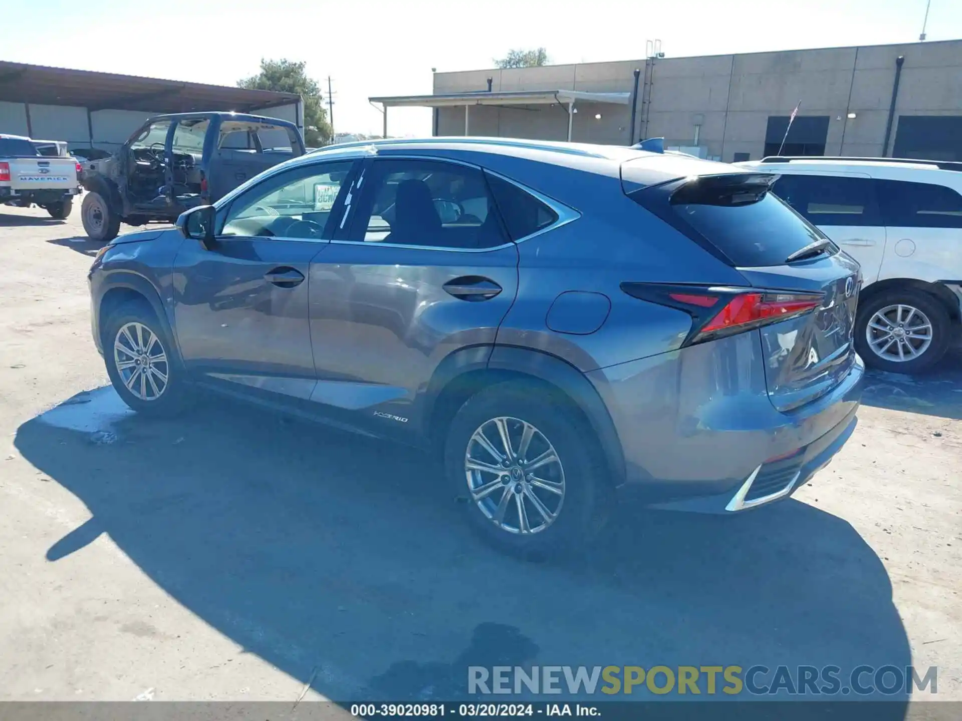 3 Photograph of a damaged car JTJBJRBZ7K2102597 LEXUS NX 300H 2019