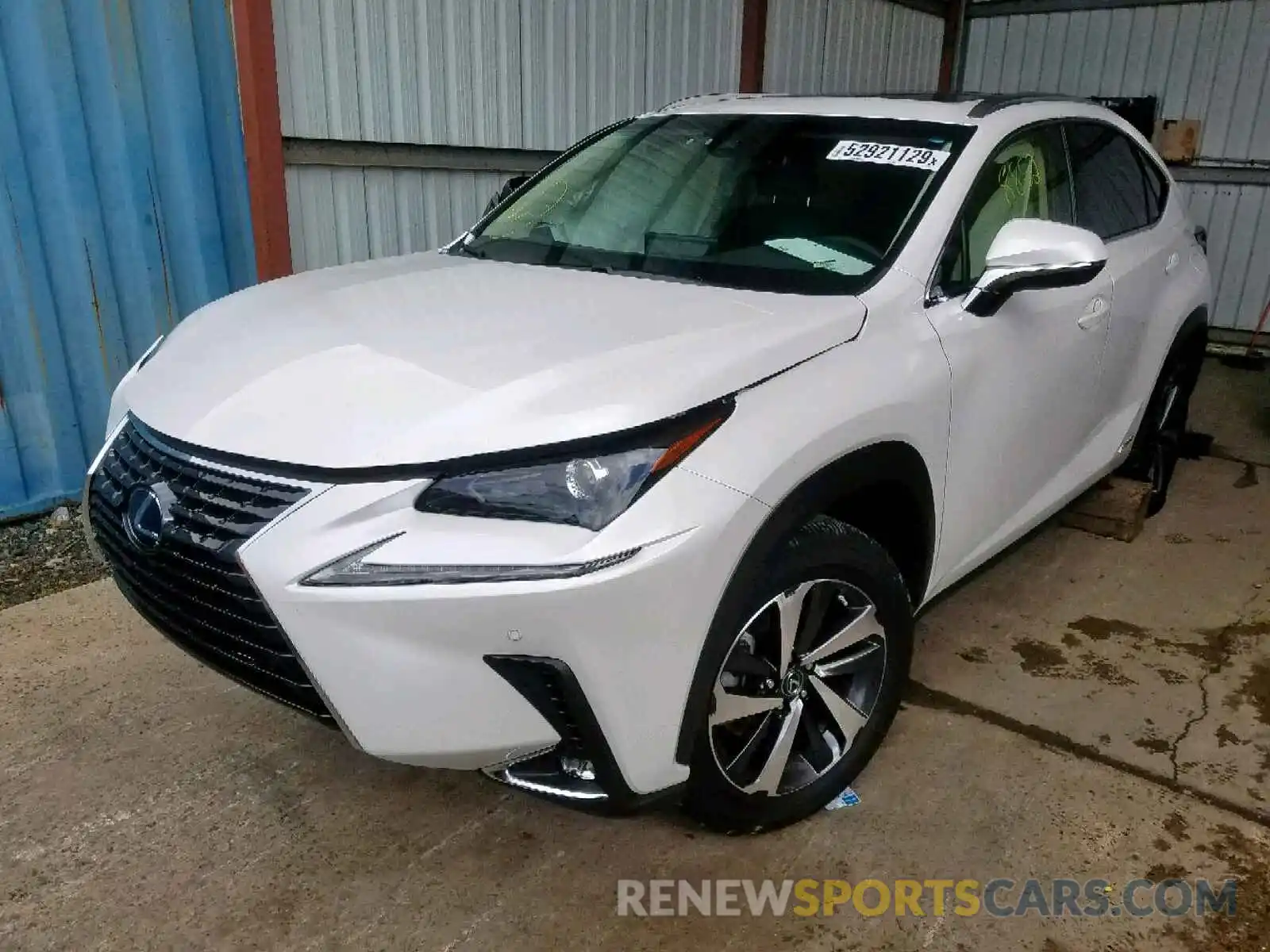 2 Фотография поврежденного автомобиля JTJBJRBZ7K2108688 LEXUS NX 300H 2019