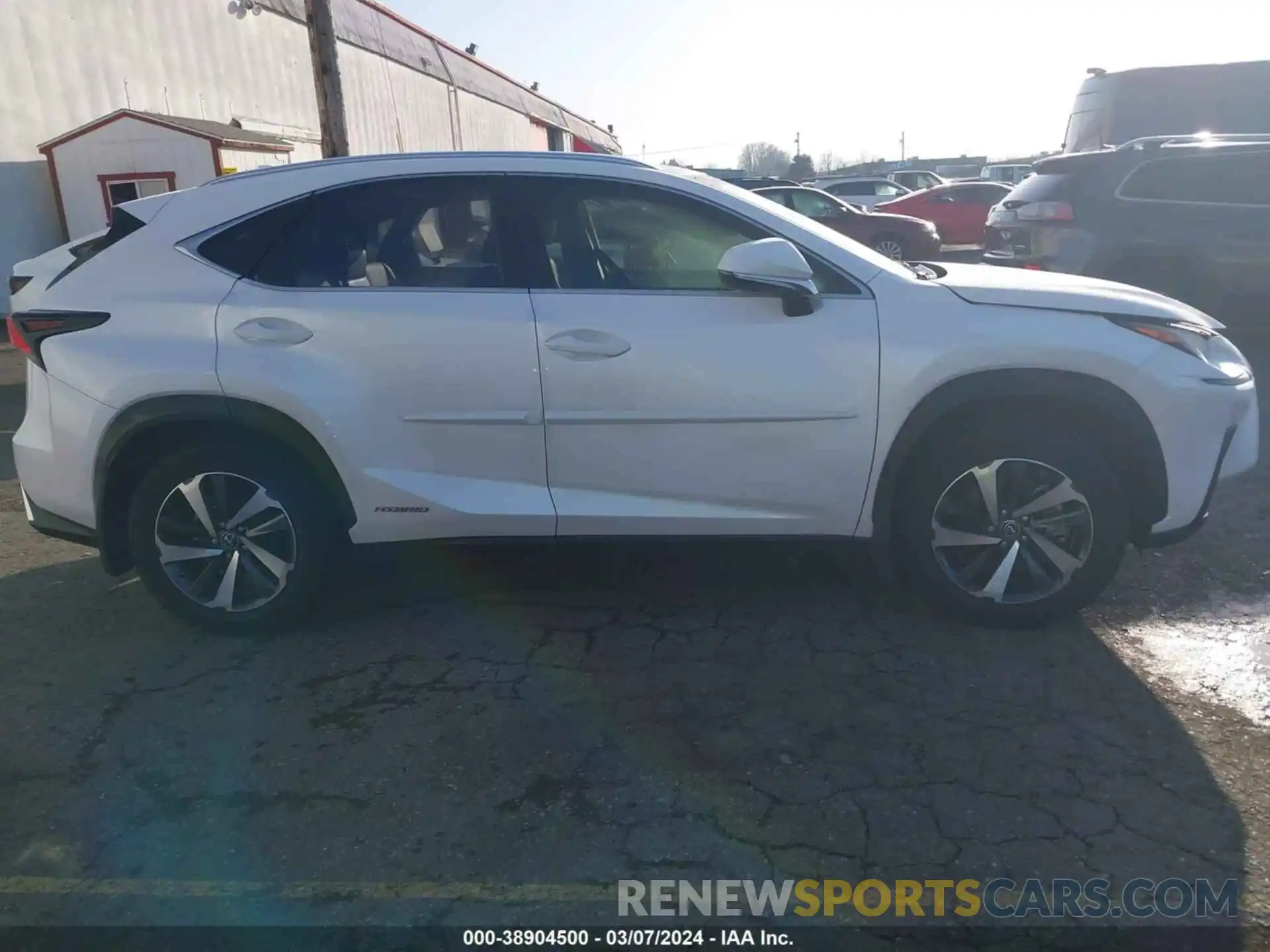 14 Photograph of a damaged car JTJBJRBZ8K2099712 LEXUS NX 300H 2019