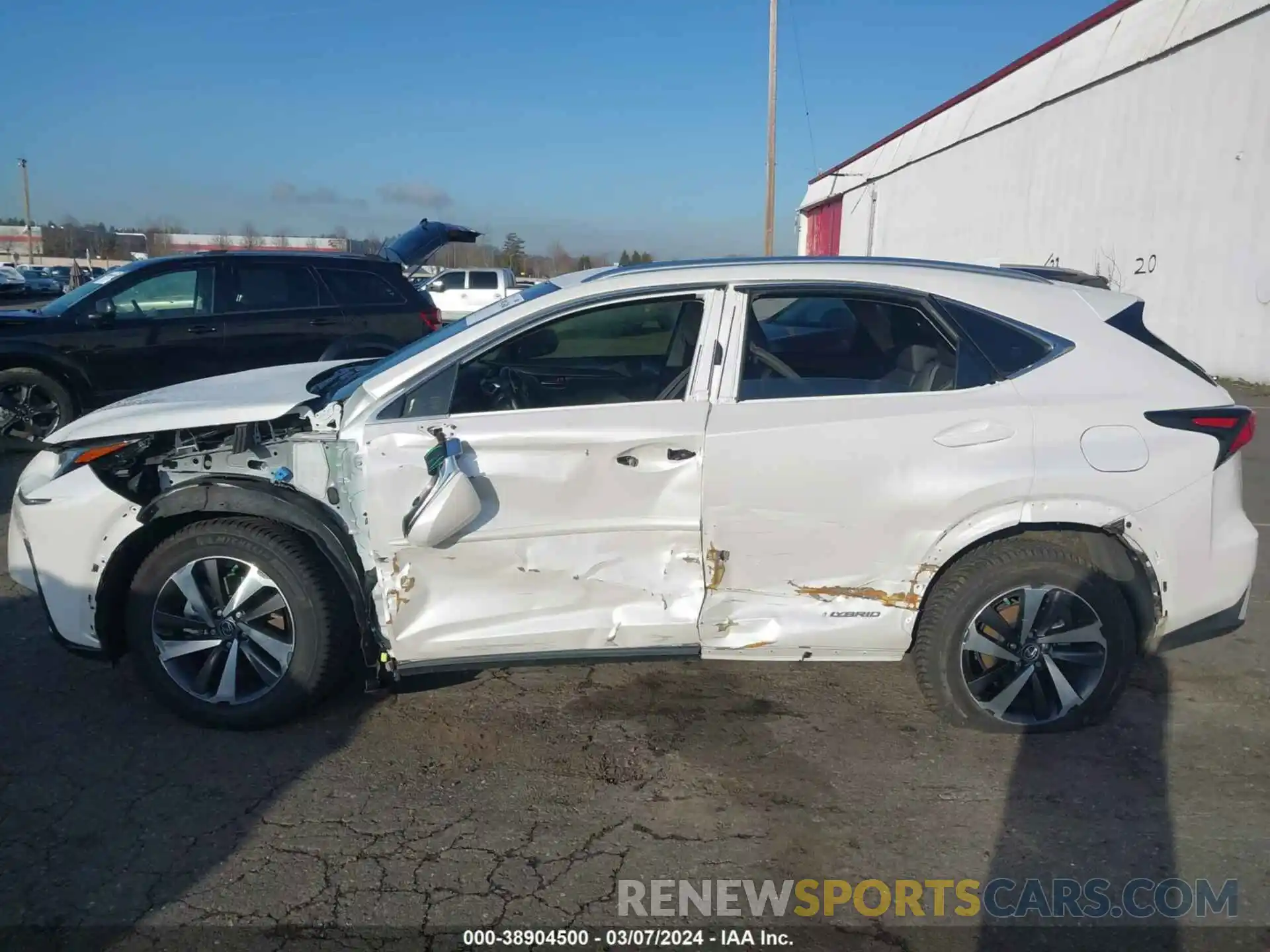 15 Photograph of a damaged car JTJBJRBZ8K2099712 LEXUS NX 300H 2019