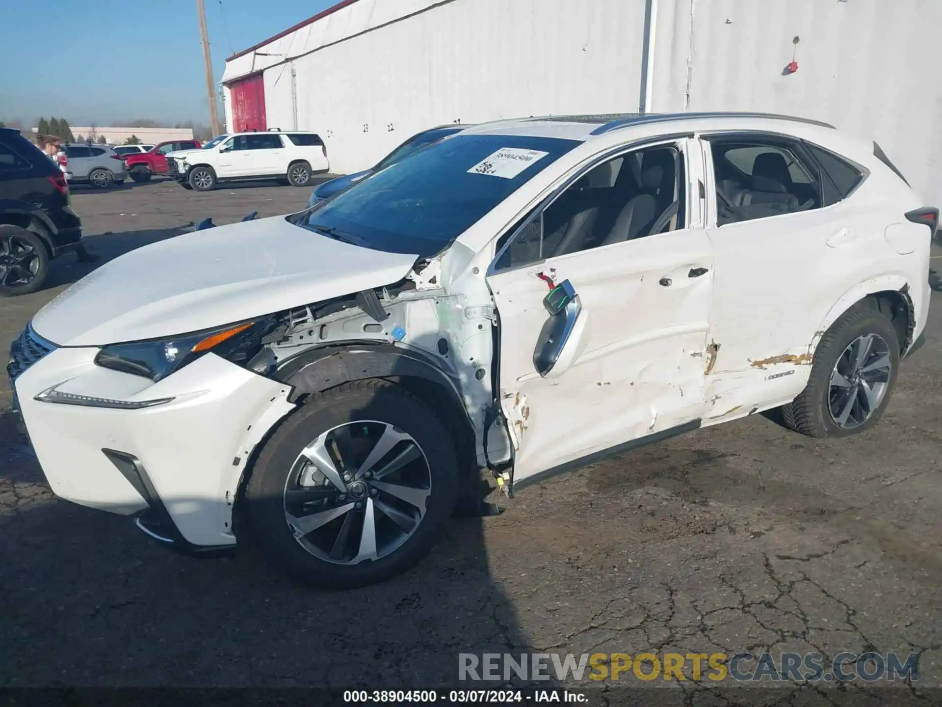 6 Photograph of a damaged car JTJBJRBZ8K2099712 LEXUS NX 300H 2019