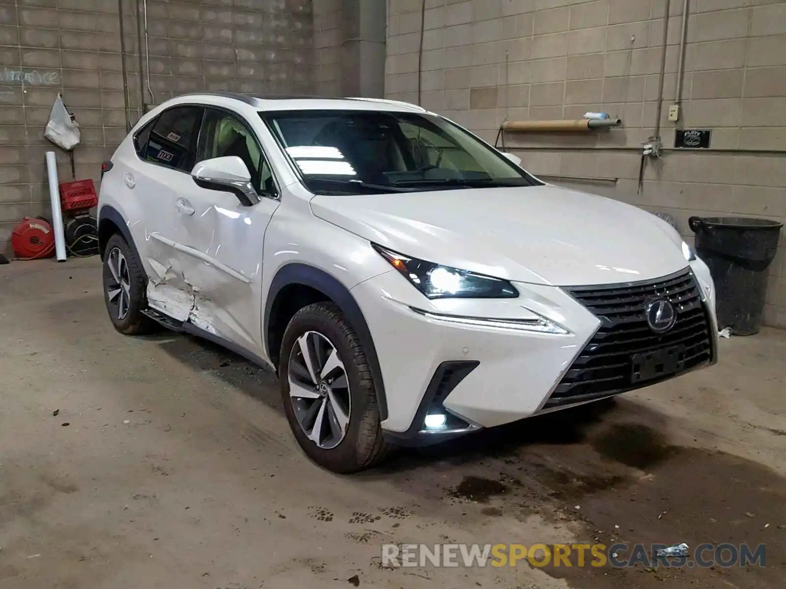 1 Photograph of a damaged car JTJBJRBZ9K2100642 LEXUS NX 300H 2019