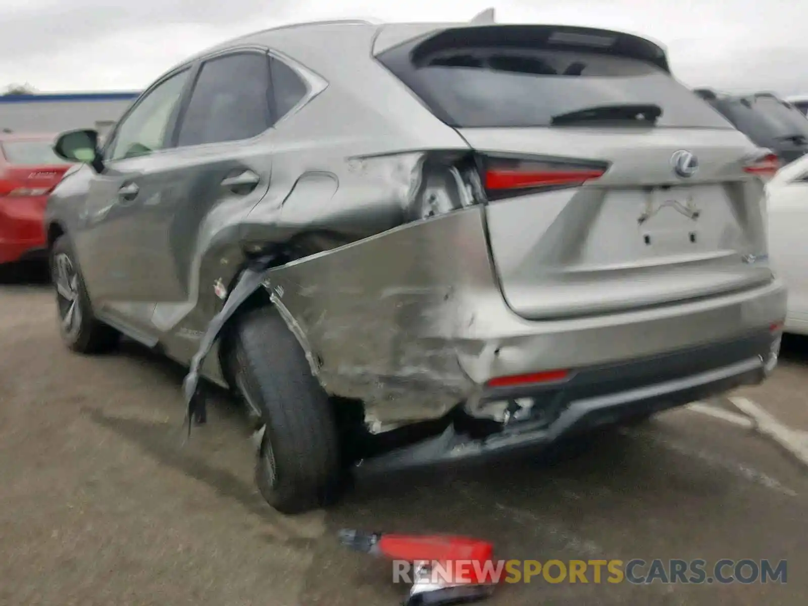 3 Фотография поврежденного автомобиля JTJBJRBZ9K2105842 LEXUS NX 300H 2019