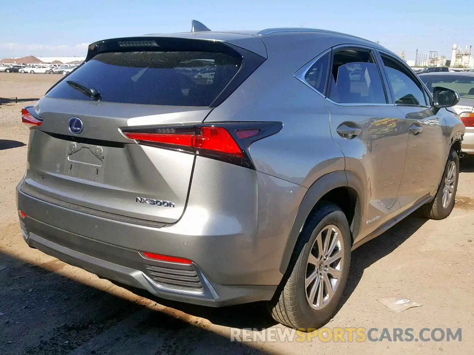 4 Фотография поврежденного автомобиля JTJBJRBZXK2105977 LEXUS NX 300H 2019