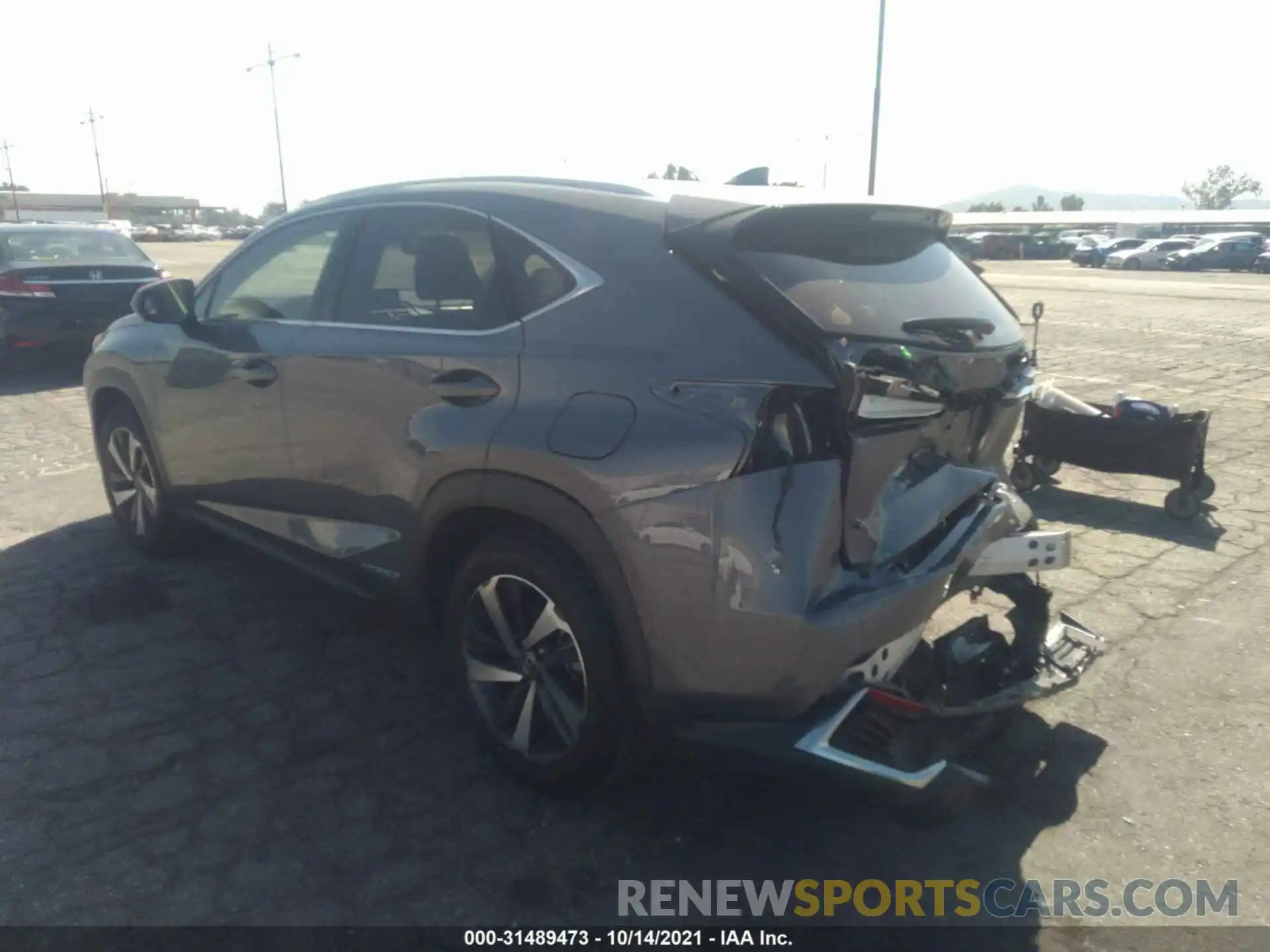 3 Фотография поврежденного автомобиля JTJBJRBZXK2120513 LEXUS NX 300H 2019