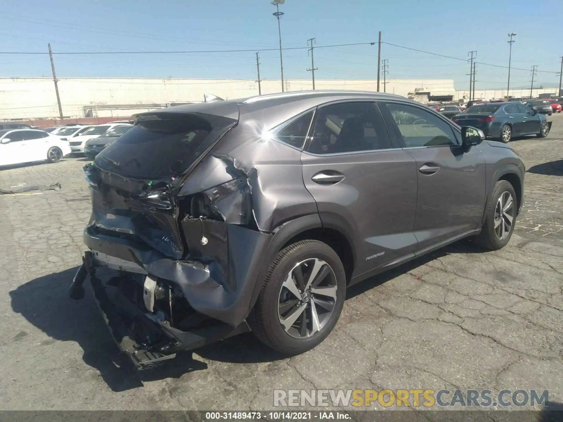 4 Photograph of a damaged car JTJBJRBZXK2120513 LEXUS NX 300H 2019