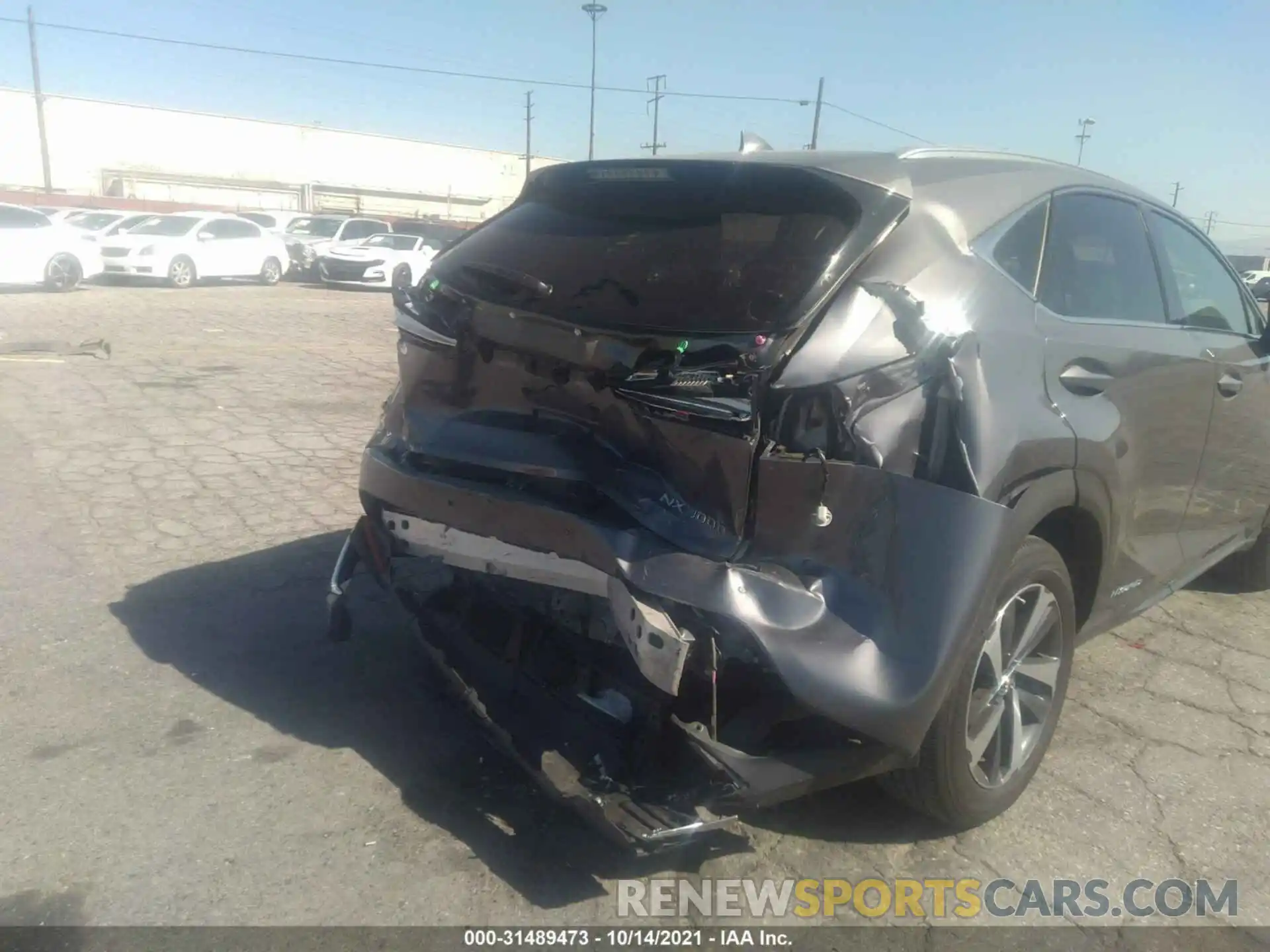 6 Фотография поврежденного автомобиля JTJBJRBZXK2120513 LEXUS NX 300H 2019