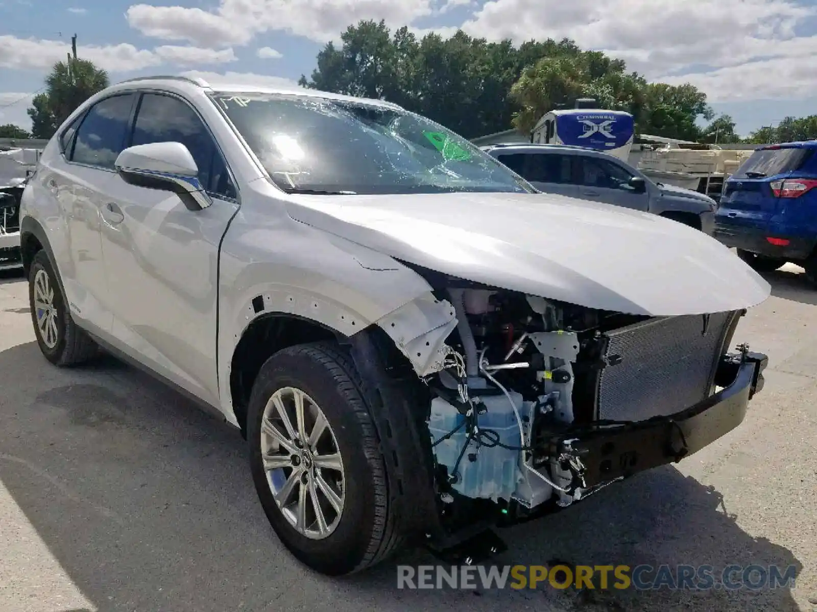 1 Photograph of a damaged car JTJDJRDZ2L5000338 LEXUS NX 300H 2020