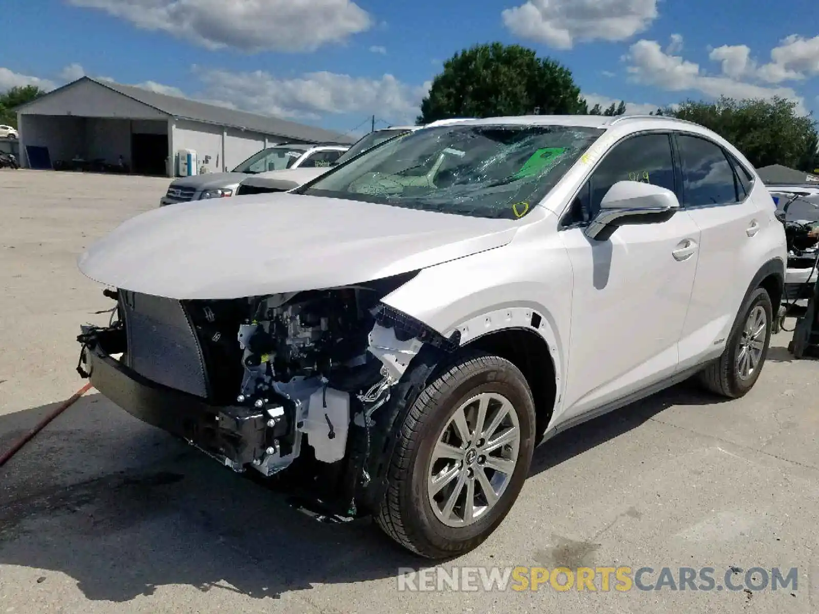 2 Photograph of a damaged car JTJDJRDZ2L5000338 LEXUS NX 300H 2020