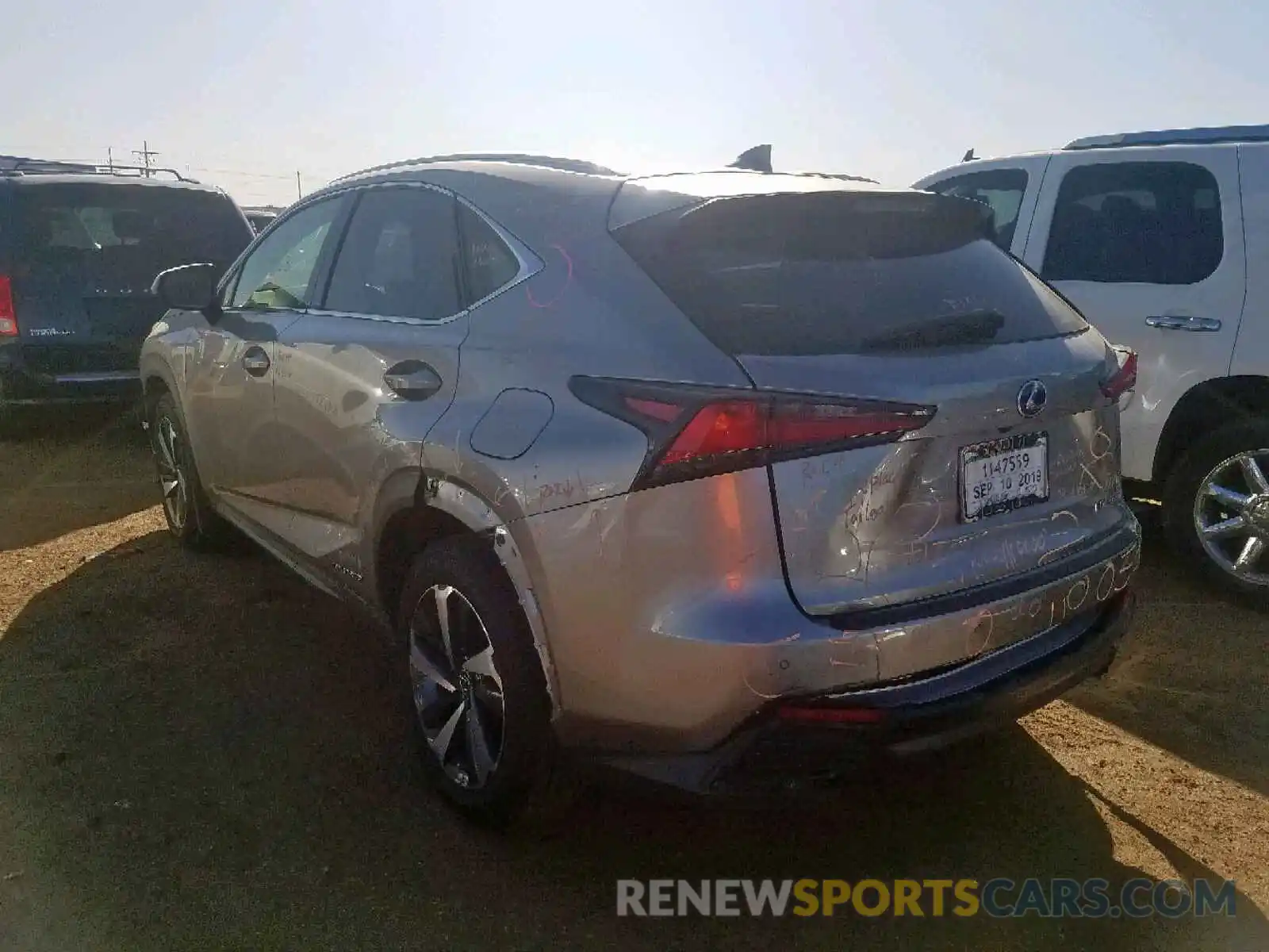 3 Photograph of a damaged car JTJGJRDZ1L2127130 LEXUS NX 300H 2020