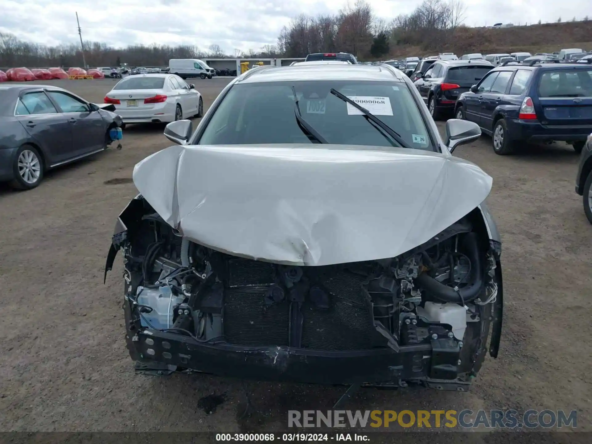 13 Photograph of a damaged car JTJDJRDZ4M2167190 LEXUS NX 300H 2021