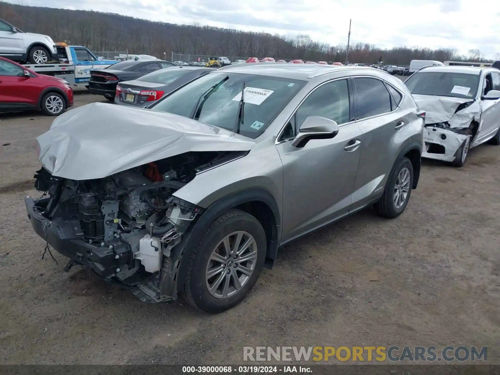 2 Photograph of a damaged car JTJDJRDZ4M2167190 LEXUS NX 300H 2021