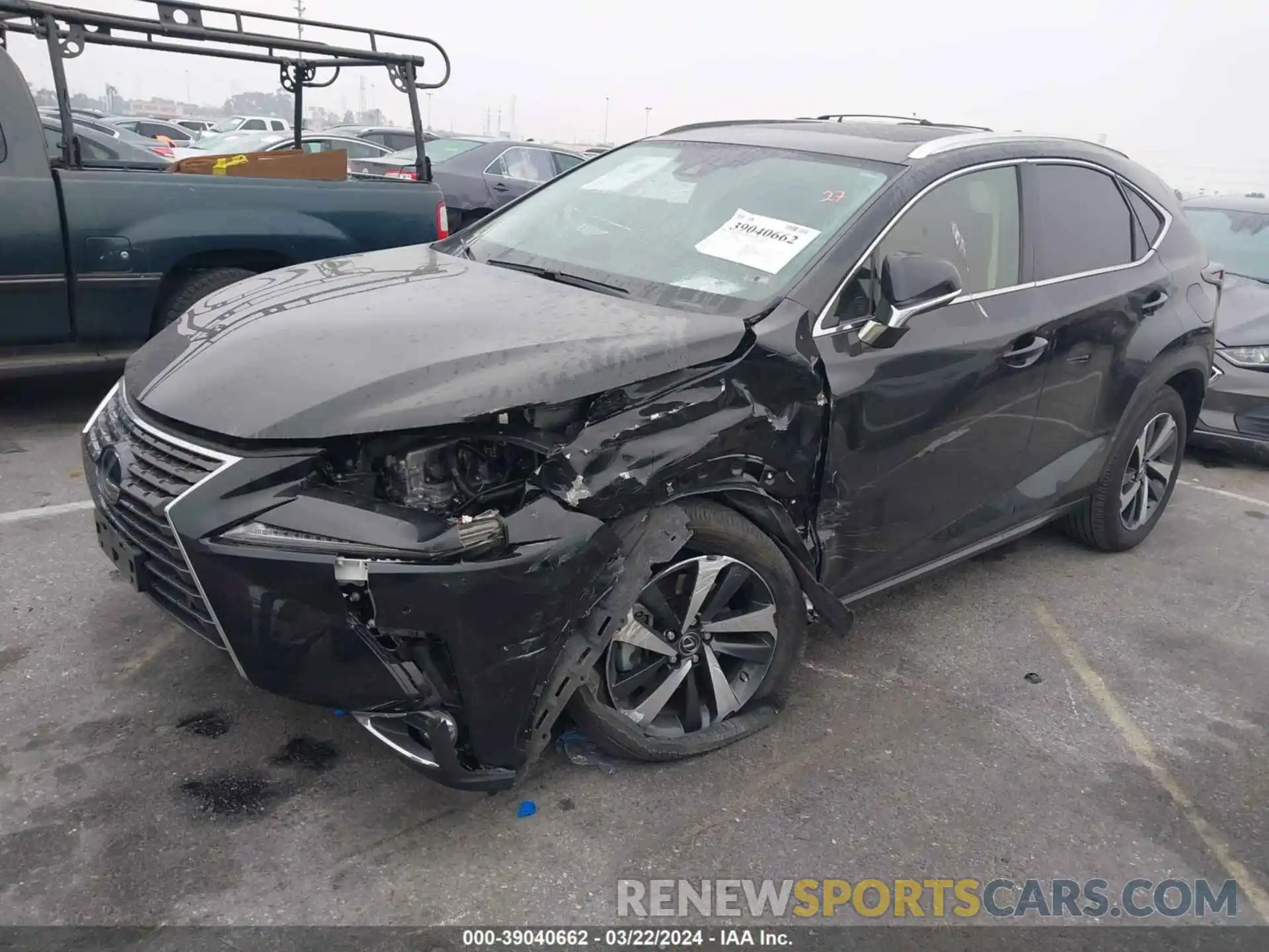 2 Photograph of a damaged car JTJGJRDZ3M2151978 LEXUS NX 300H 2021