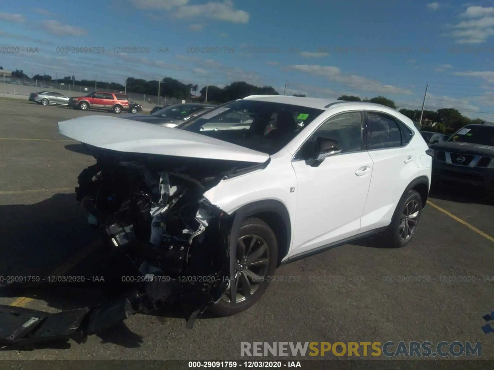 2 Photograph of a damaged car JTJSARBZ1M5022181 LEXUS NX 300H 2021